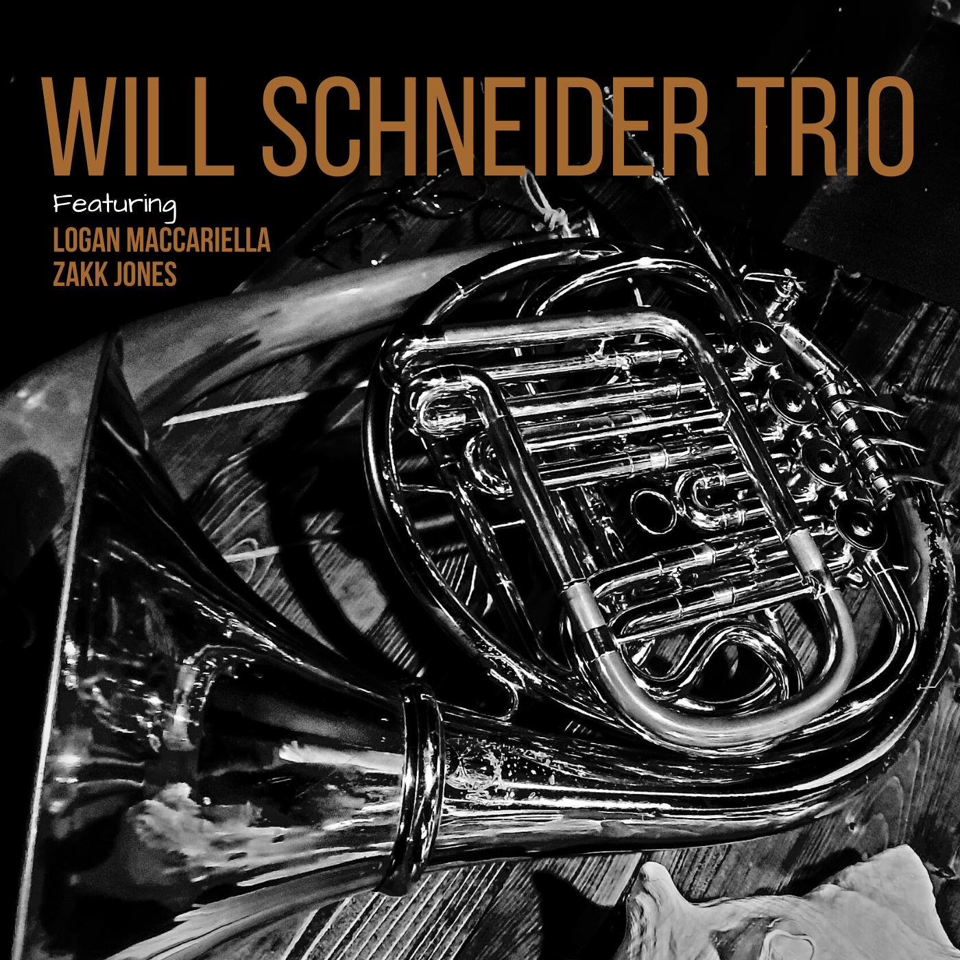 TRIO FEATURING - Will Schneider's debut album as bandleader. The album centers around a chordless trio with Will Schneider on horn, Dylan Bretz Jr. on bass and Brad Billmaier on Drums and Cymbals. Featuring Zakk Jones and Jeejay Maccariella on select
