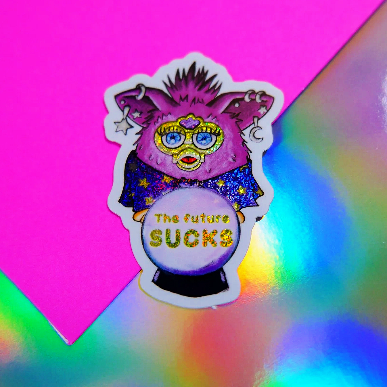 Small Sticker - Furby The Future Sucks