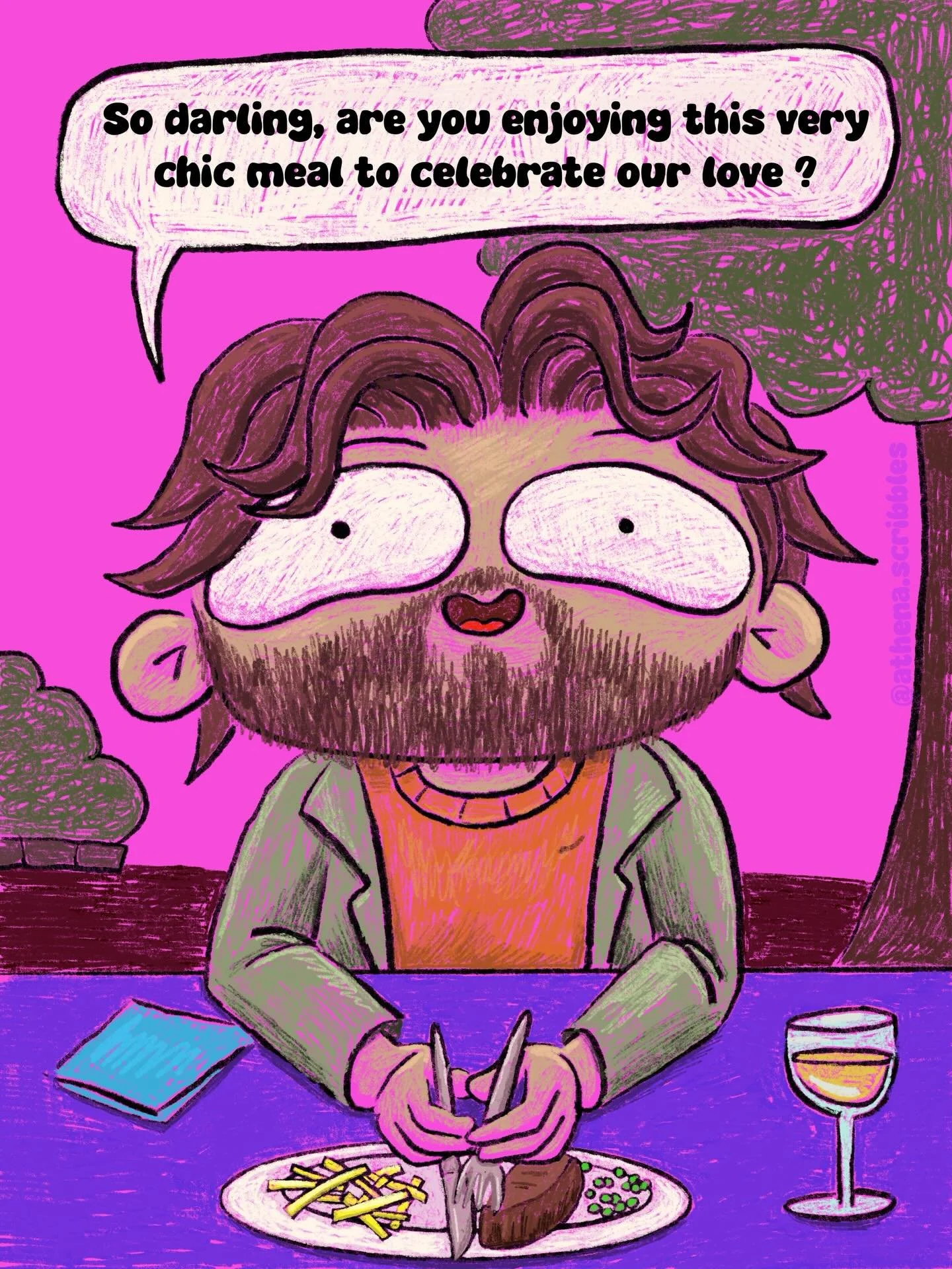 This happened recently &hellip;
&mdash;- 
Ceci est arriv&eacute; r&eacute;cemment&hellip; h&eacute;las&hellip; (fais d&eacute;filer pour la version en fran&ccedil;ais mon gat&eacute;) 
#restaurant #comic #butter