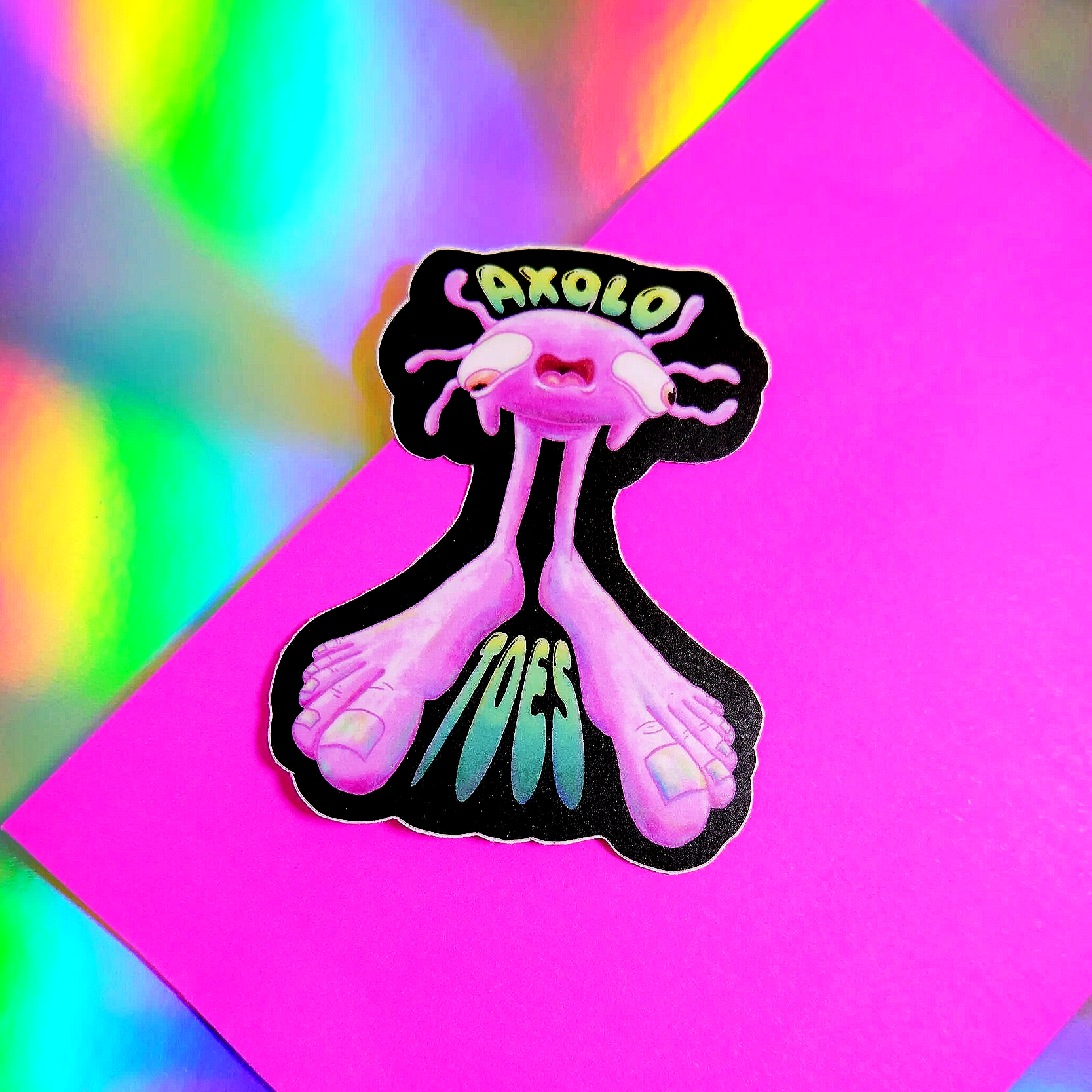 Sticker Axolo-Toes