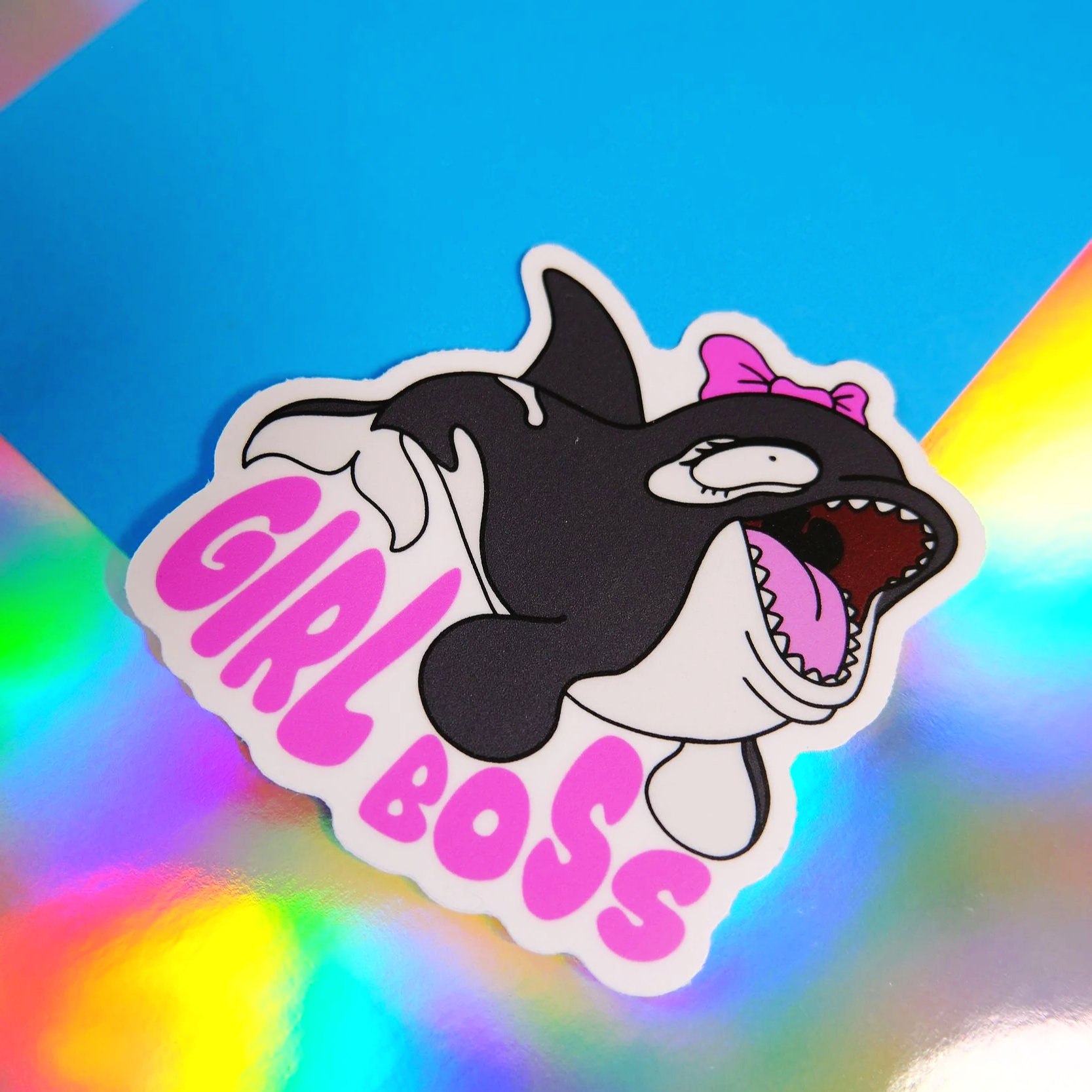 Sticker - Orca Girl Boss