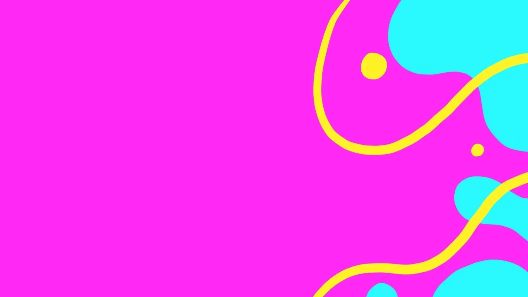 Colorful abstract background with pink, blue, and yellow shapes.