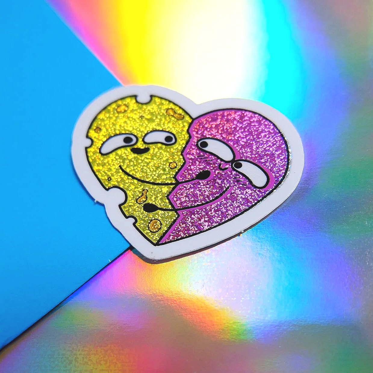 Small Sticker - Love Cheese