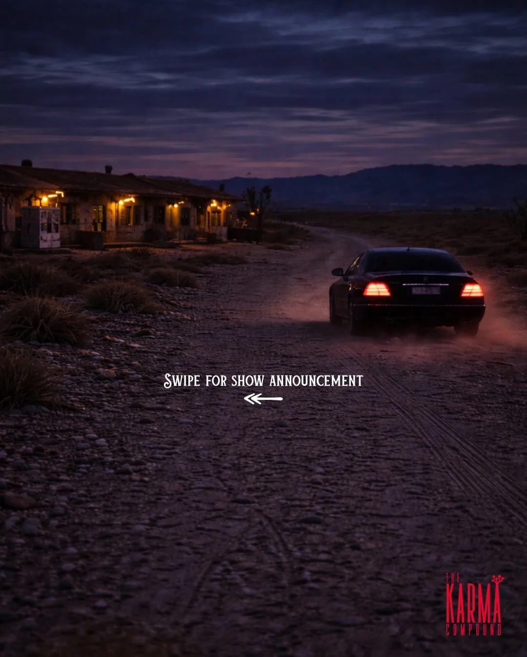 Some roads lead you forward.
Some bring you right back where you started. 

This August, The Karma Compound launches its inaugural production with a site-specific staging of Sam Shepard&rsquo;s Fool for Love in Wonder Valley, California.

Set in a lo