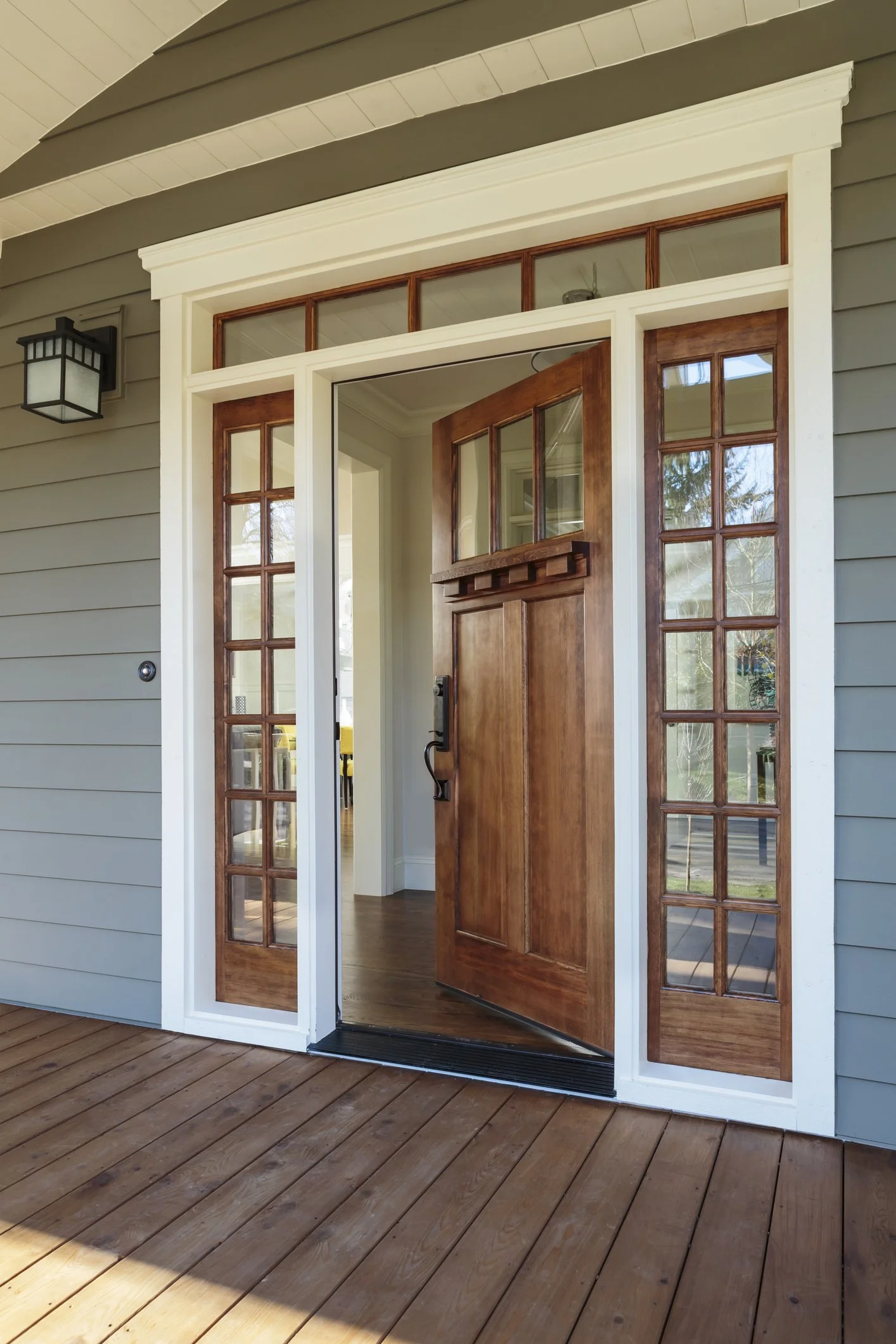 install door porch trim