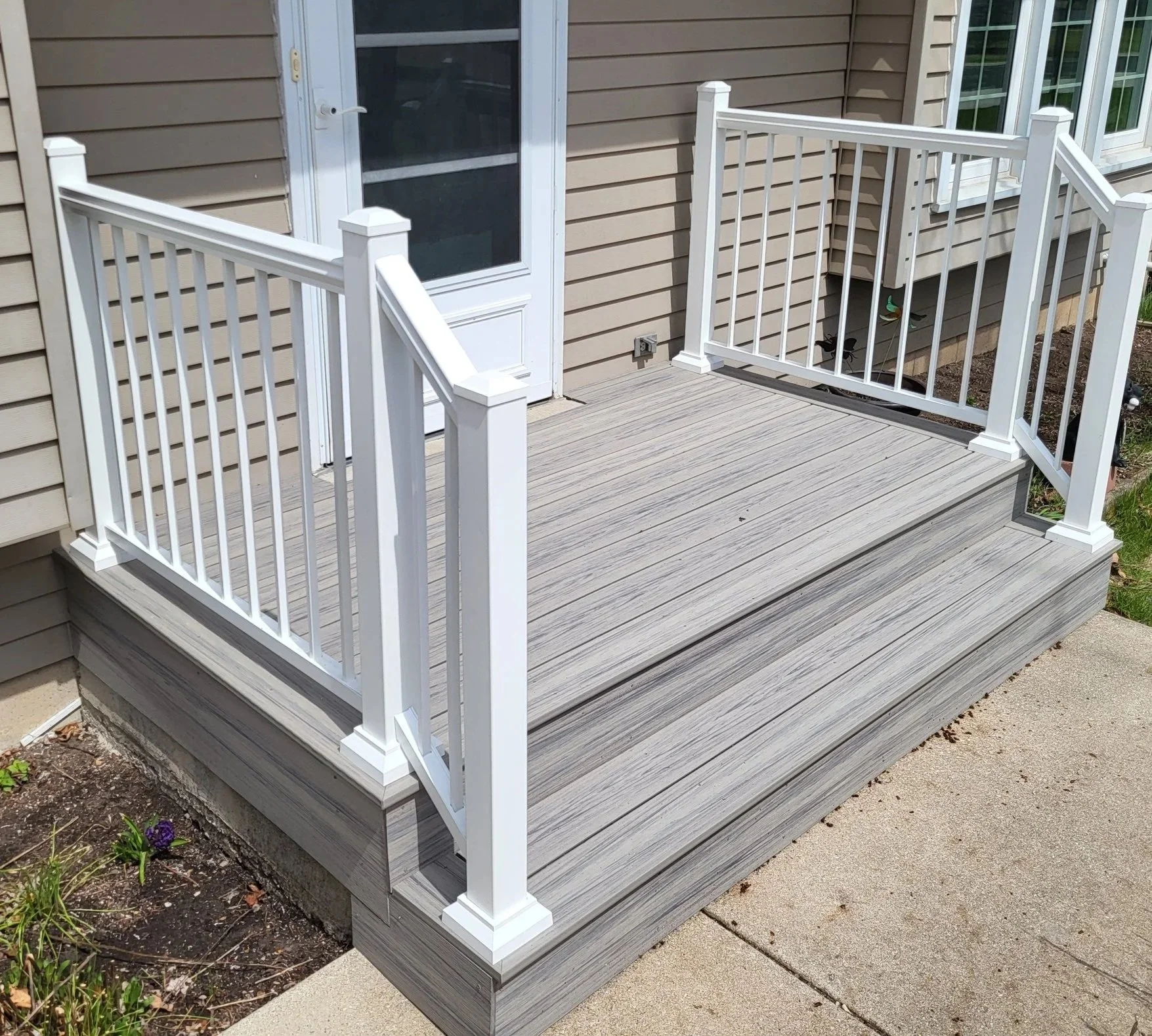 Front Steps and Handrail