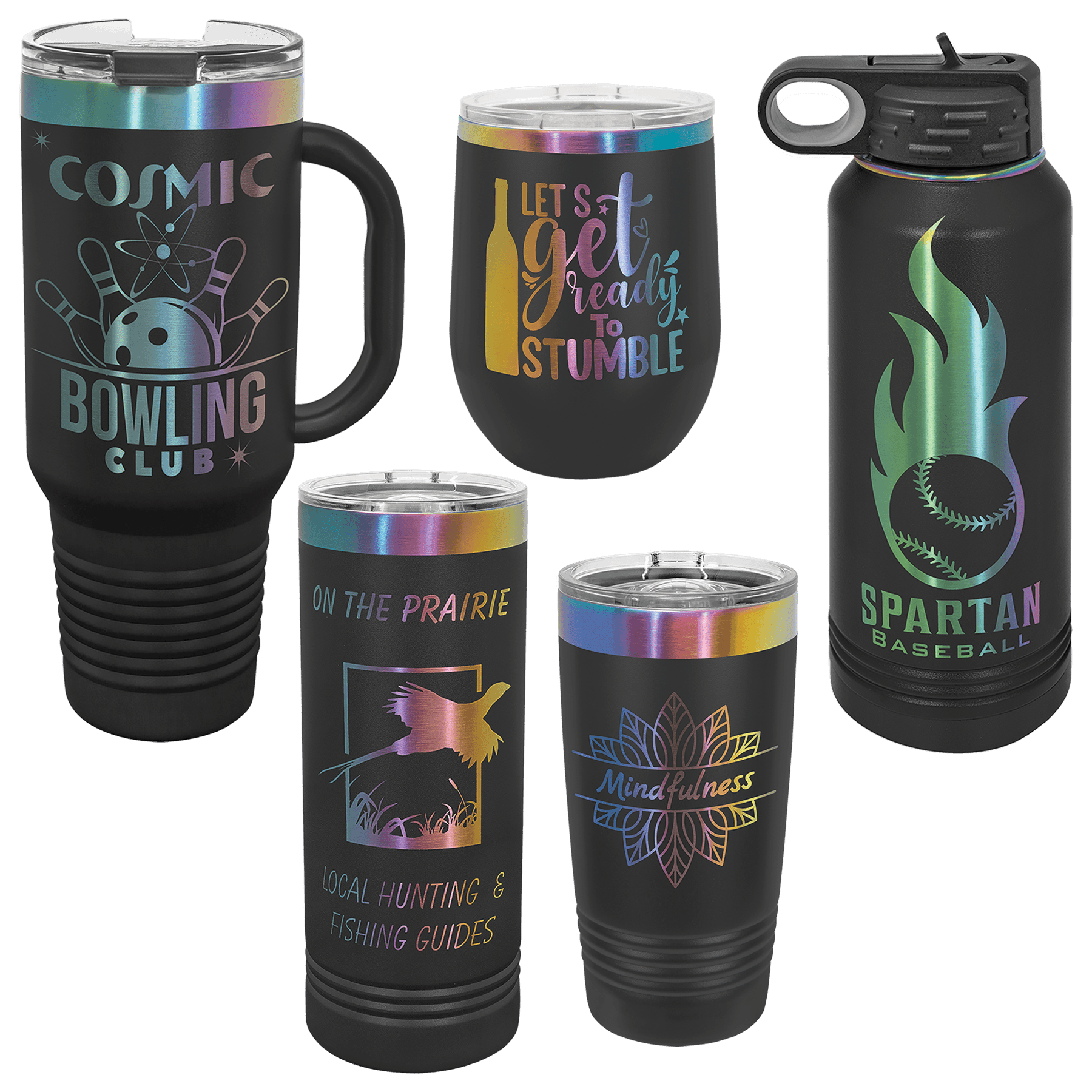 Polar camel prism drinkware