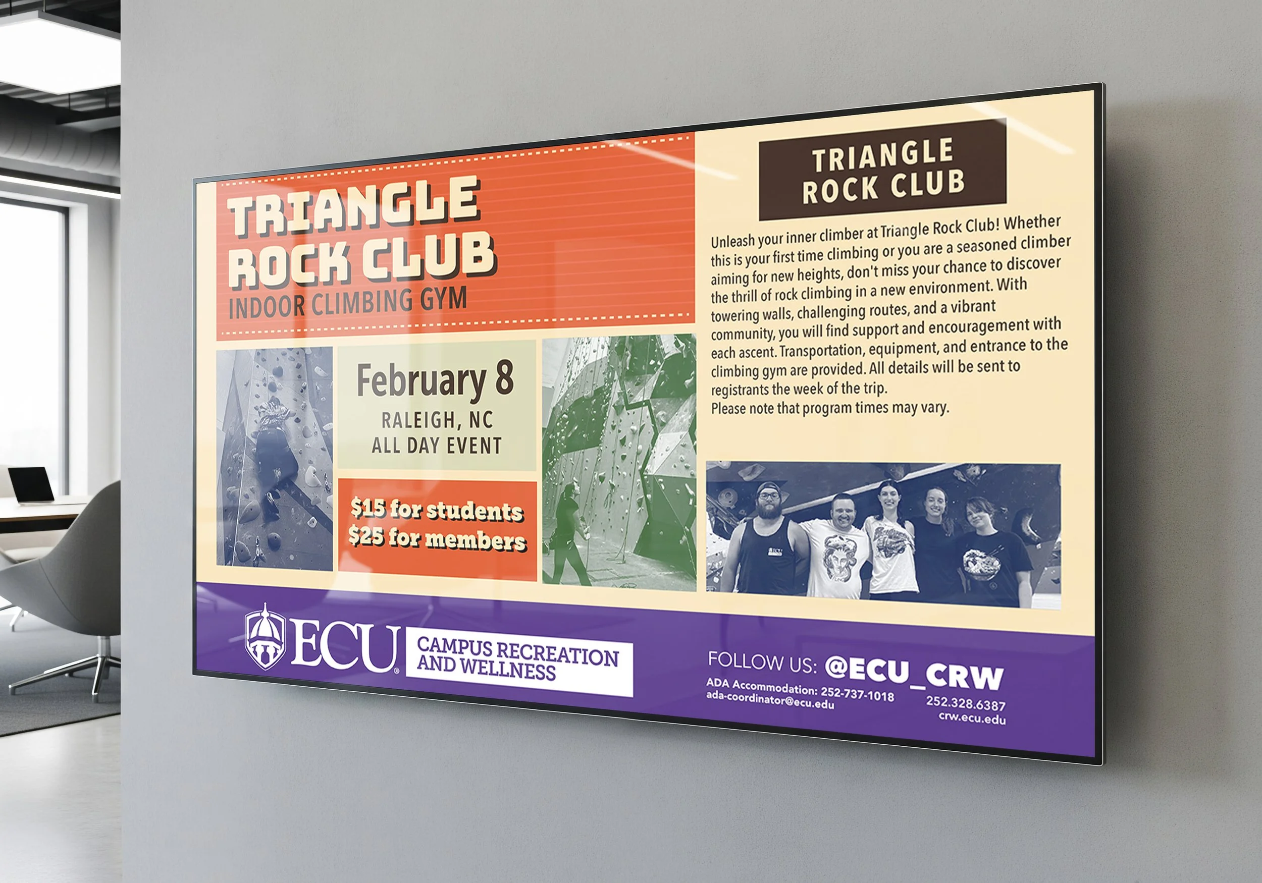 Triangle Rock Club Dynasign