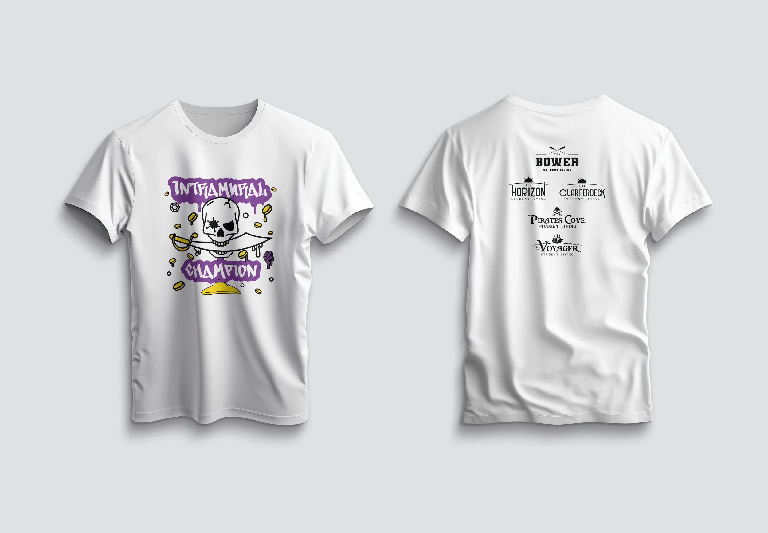 Intramural Sports Champion T-Shirt Mockup