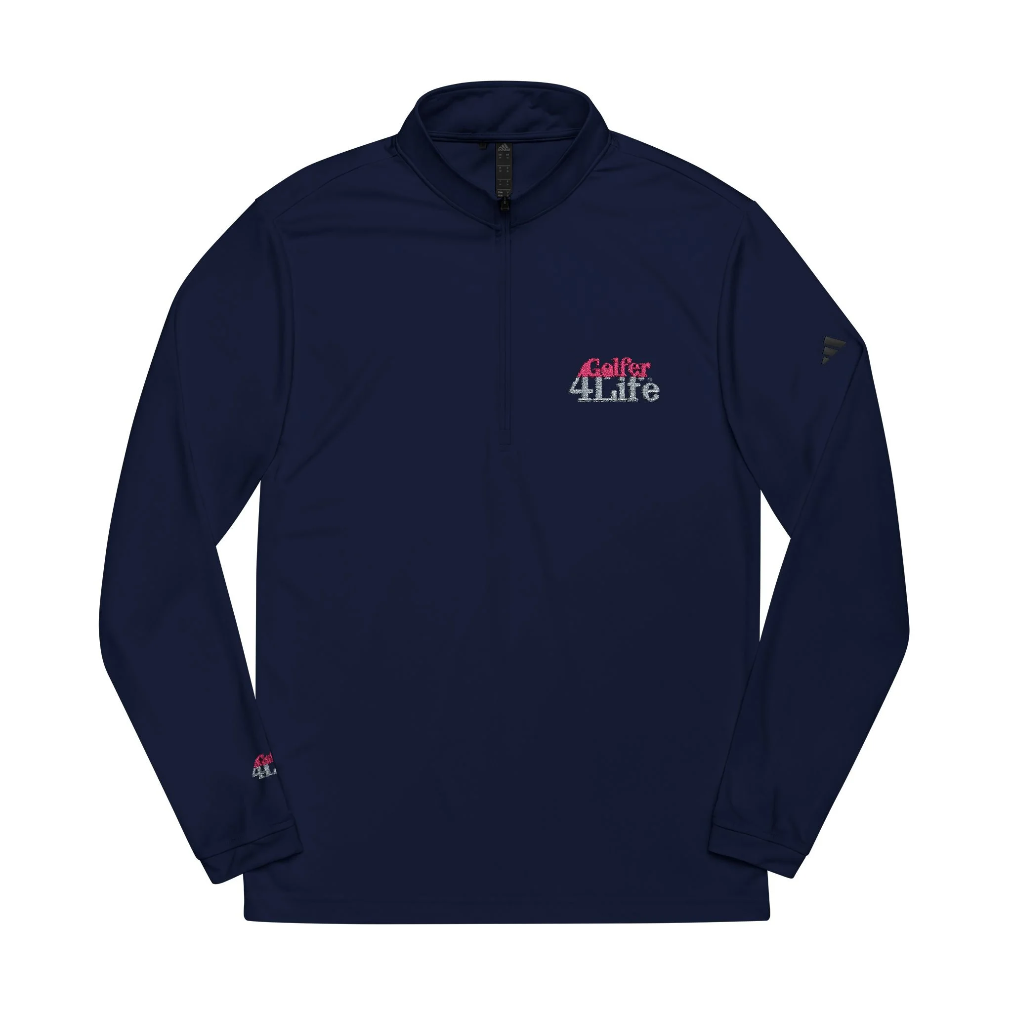 Adidas Embroidered Quarter-Zip Pullover — Golfer 4 Life Performance 1/4 zip Pullover