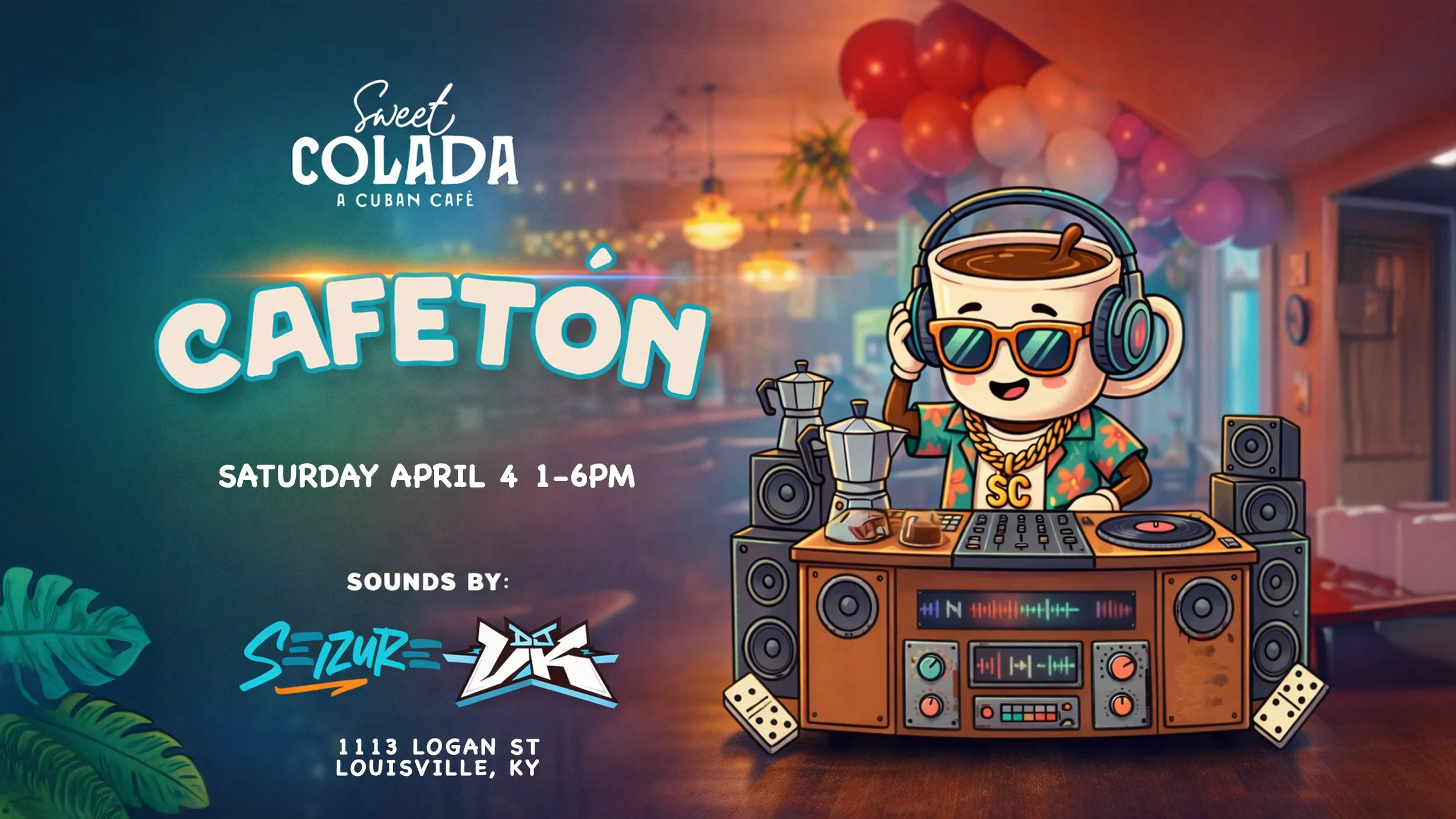 Cafeton at Sweet Colada Music by DJ Seizure & DJ VK