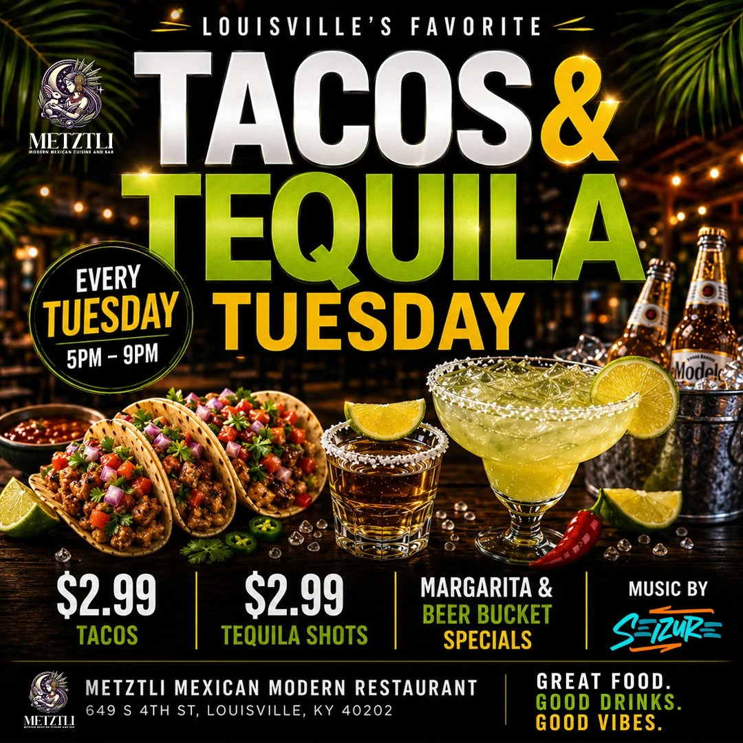 Tacos &amp; Tequila Tuesdays | $2.99 Tacos &amp; Tequila | DJ Seizure | Louisville