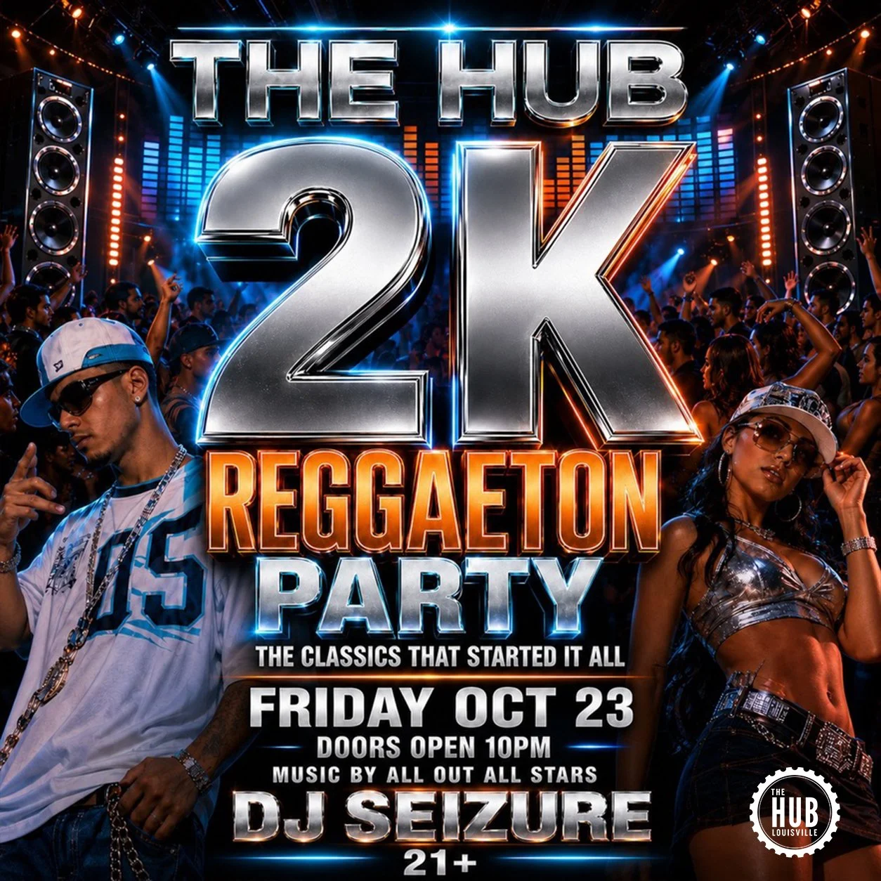 2k reggaeton - old school night - latin fridays at the hub