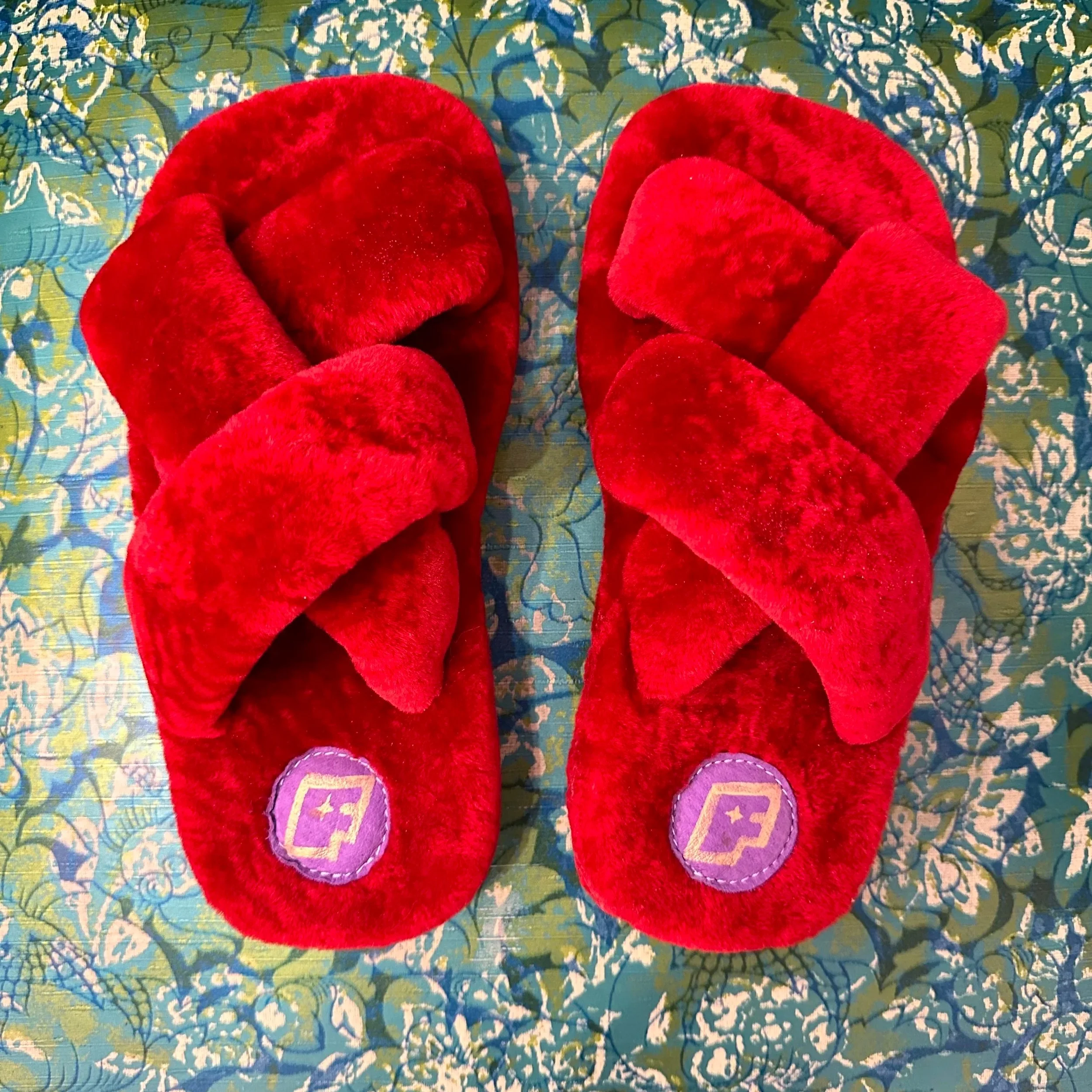 Twist Strap Slippers - 
Footwear study exploring plush materials and sculptural volume.