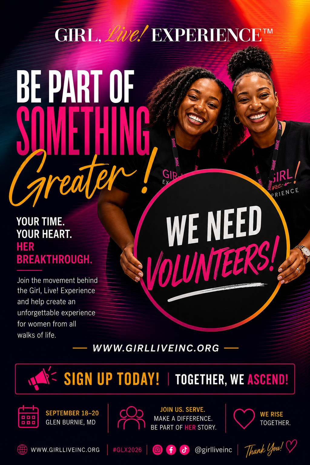Volunteers!