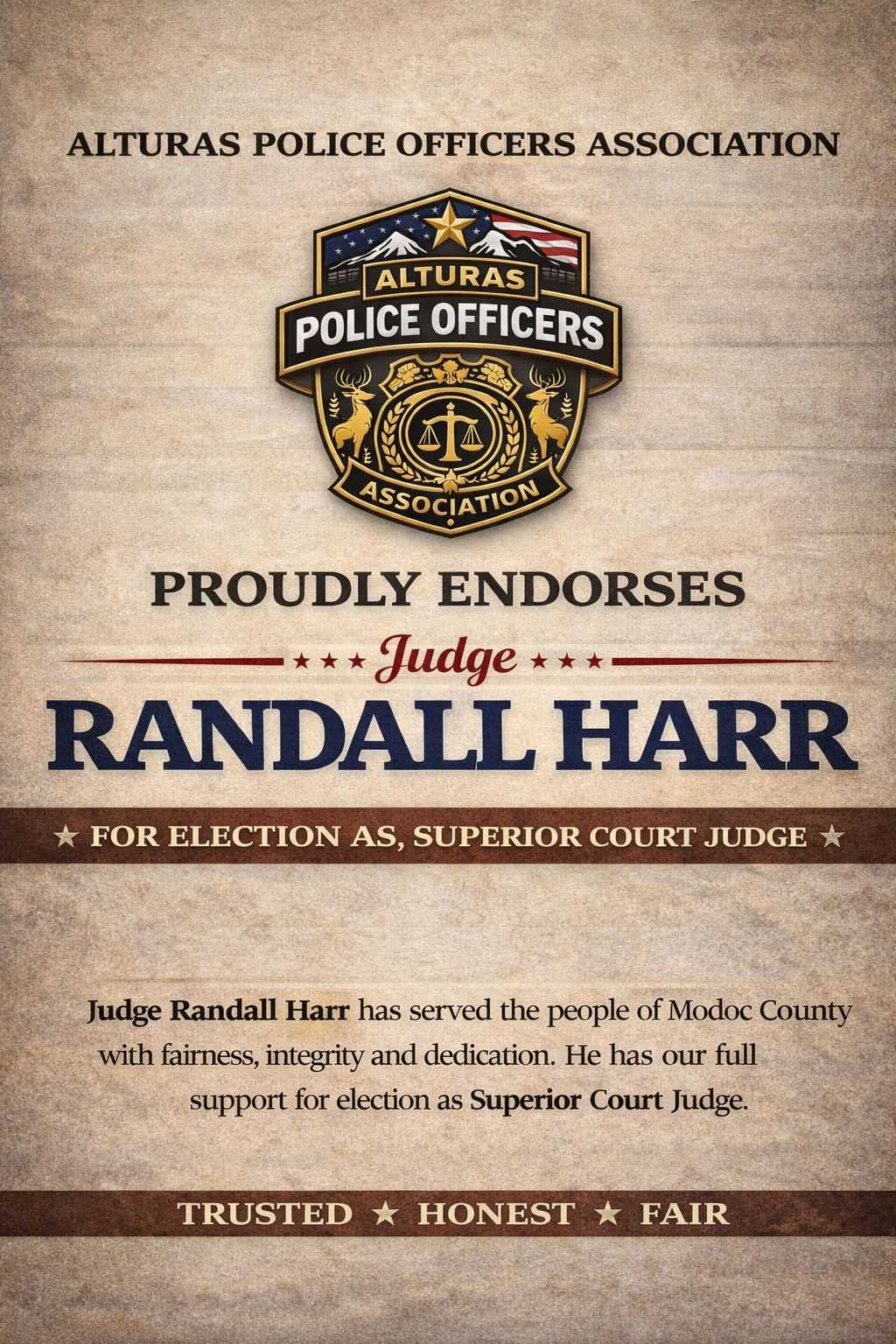 Alturas Police Officers Association Endorsement.PNG