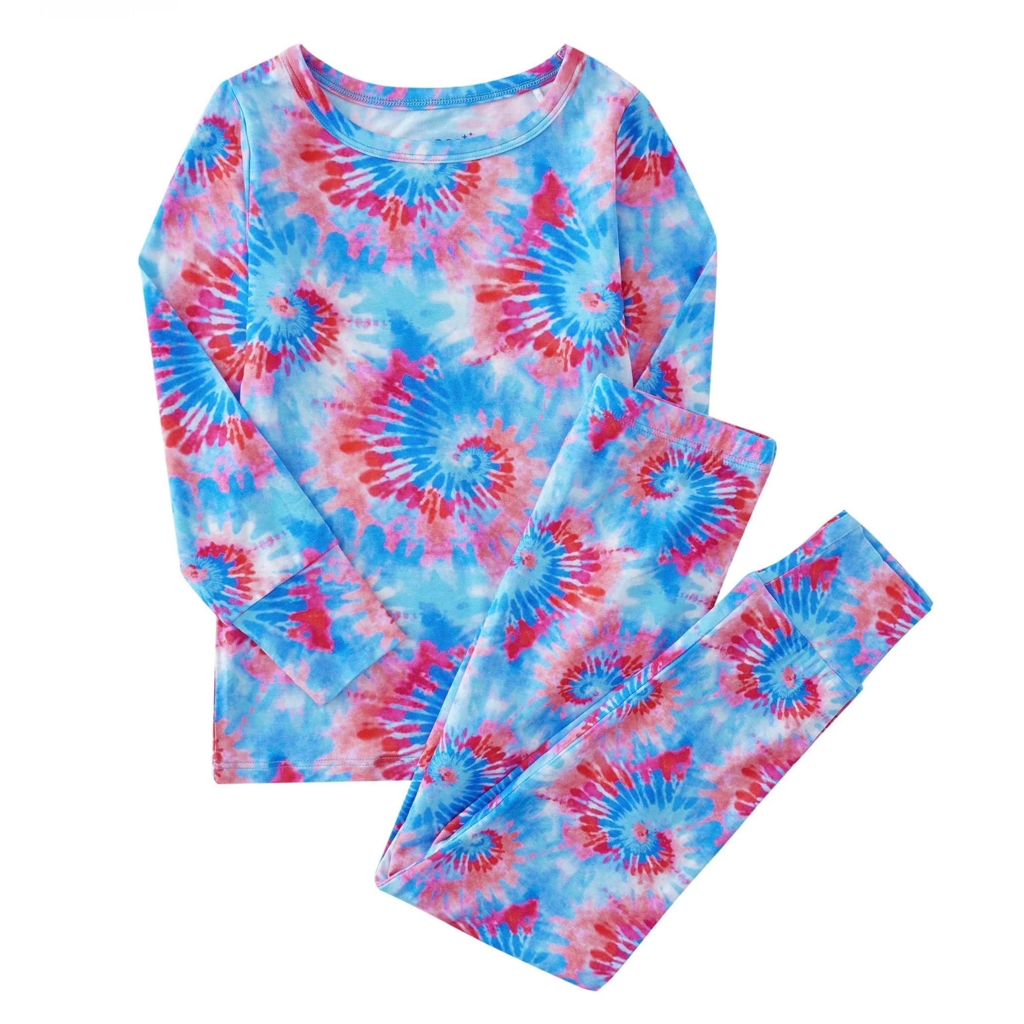 PoshTOT Tie-Dye Bamboo 2 Piece PJ Set