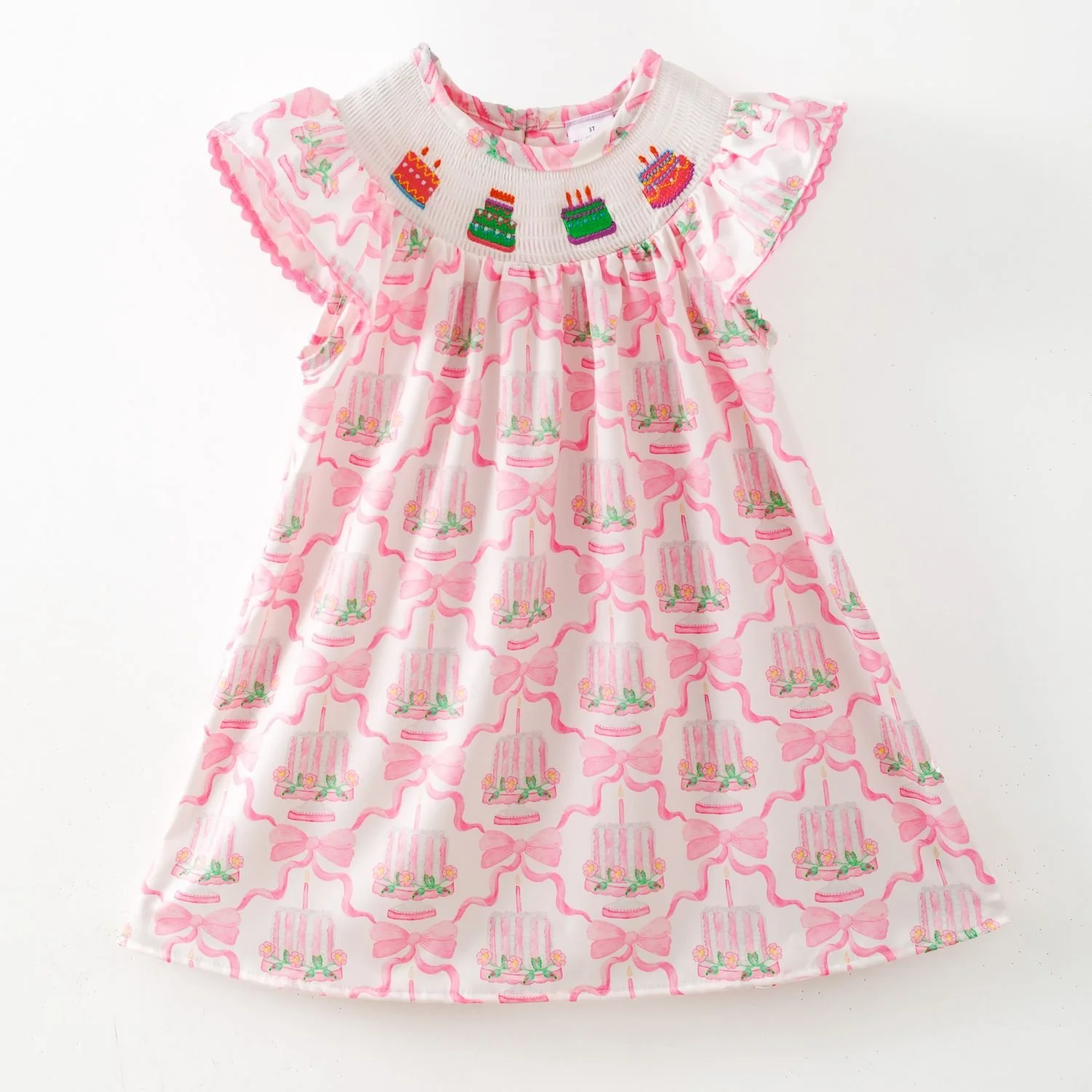 Birthday Smocked Girls Dress