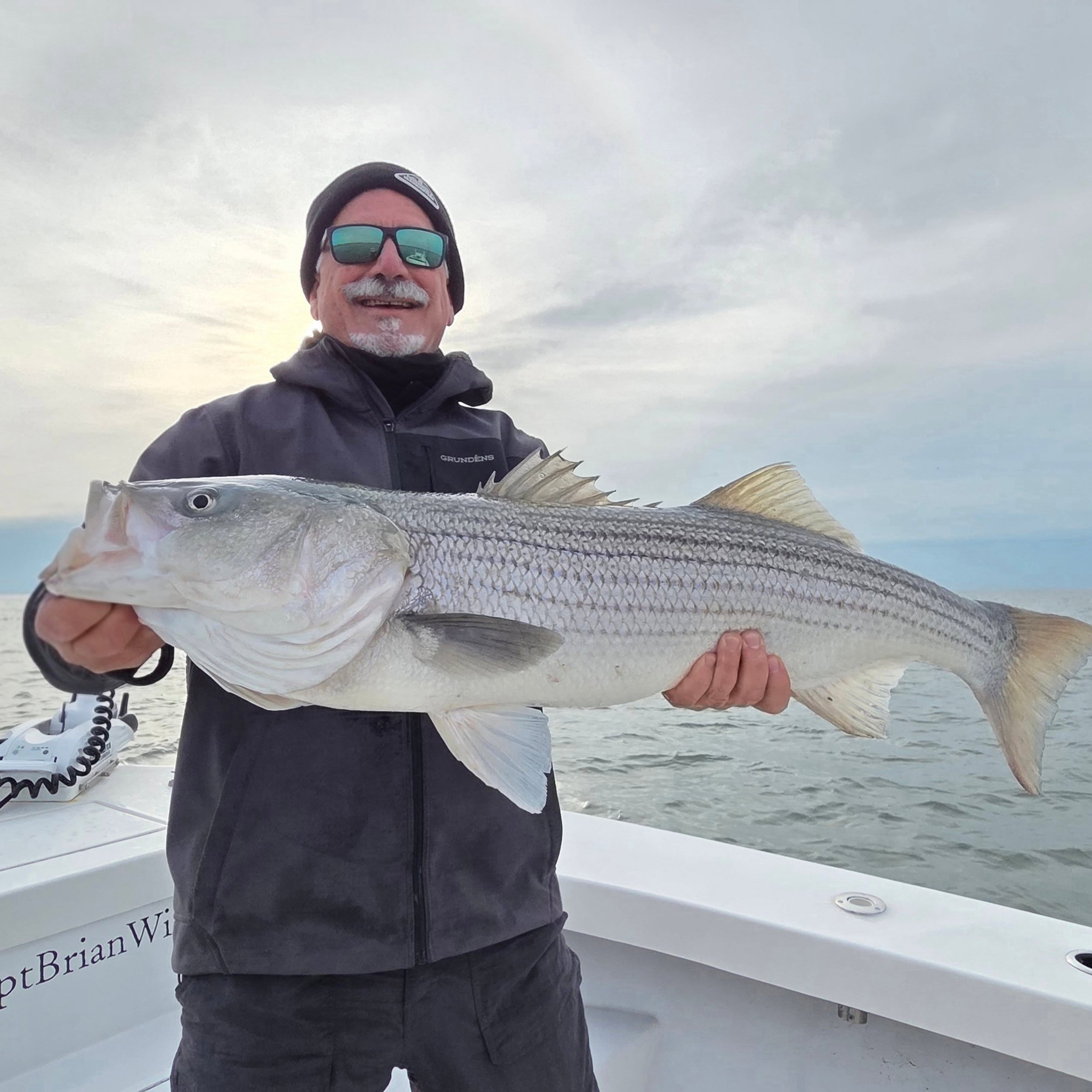 A couple fish from a trip earlier this spring 🎣  in the backbays of Ocean City, NJ &mdash; Private fishing charters running March through end of December. Book your trip at the link in bio. 
#stripedbassfishing #catchandrelease #oceancitynj #fishing