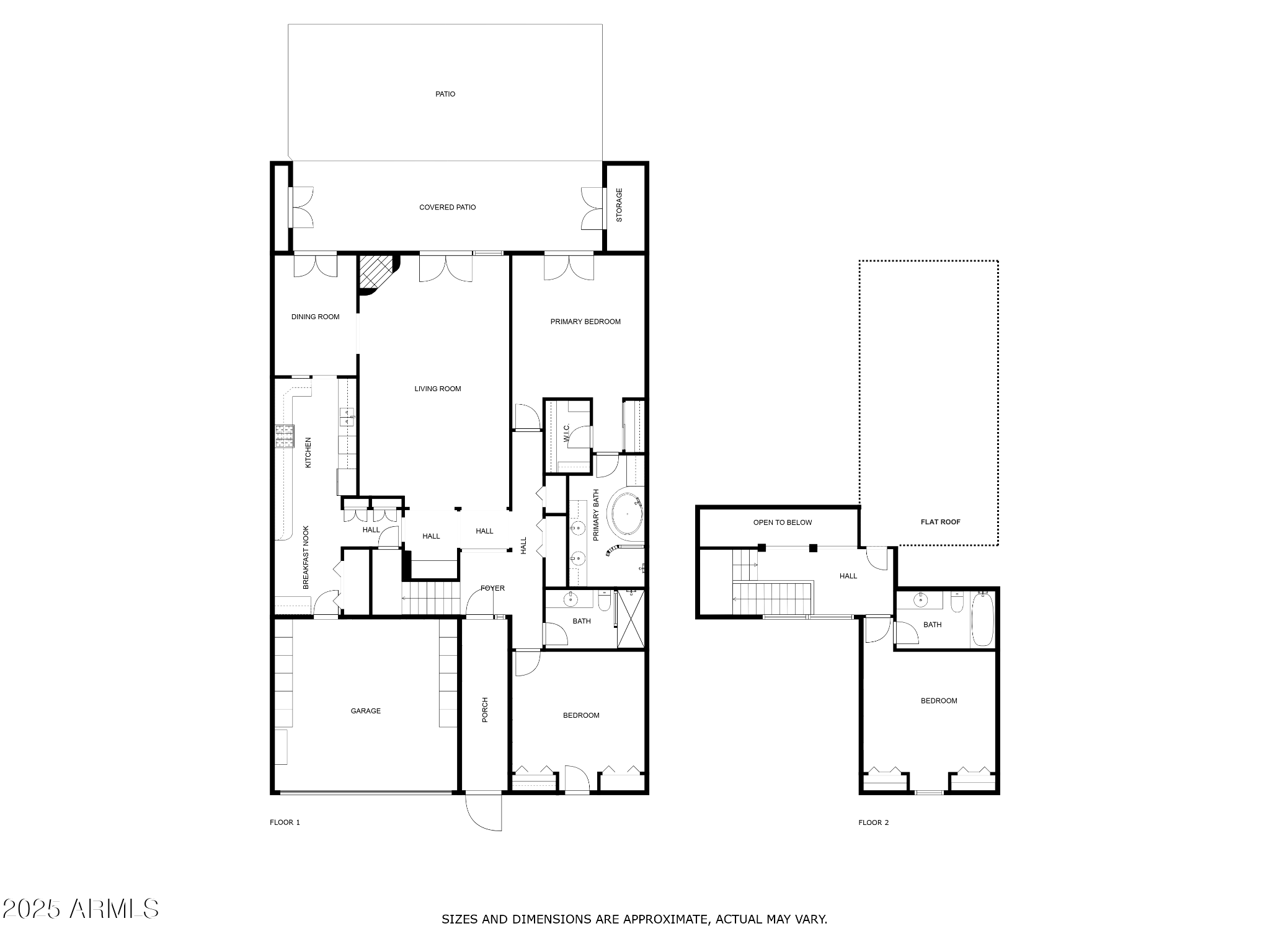 Floor plan for 4226 N 69th Place, a two-story townhouse in Villa D'Este, Scottsdale