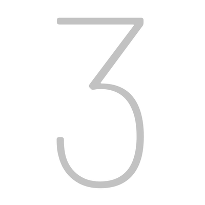 Number three in large font.