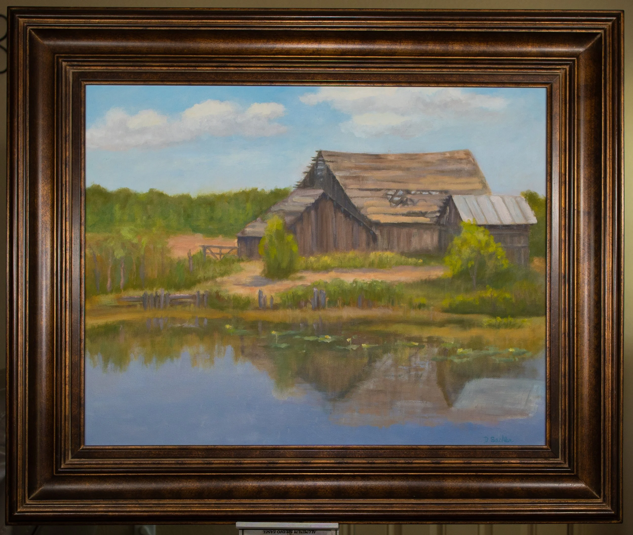 Rustic Tranquility Oil Painting