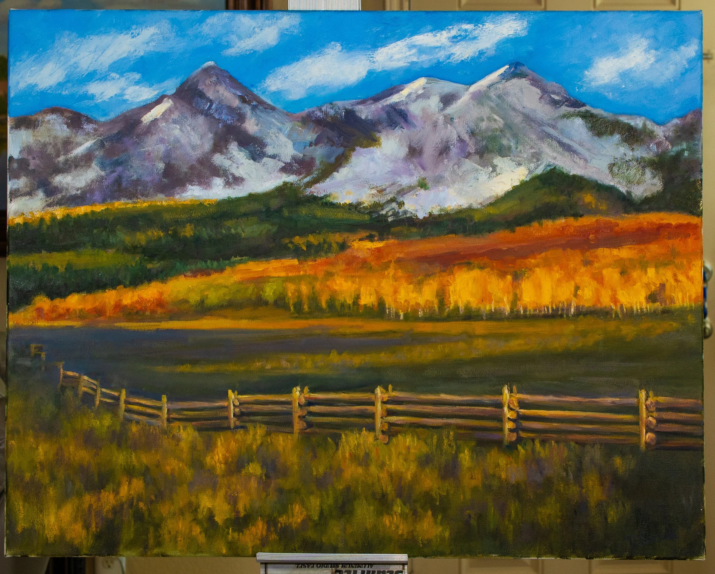 Majestic Mountain Landscape Canvas Print