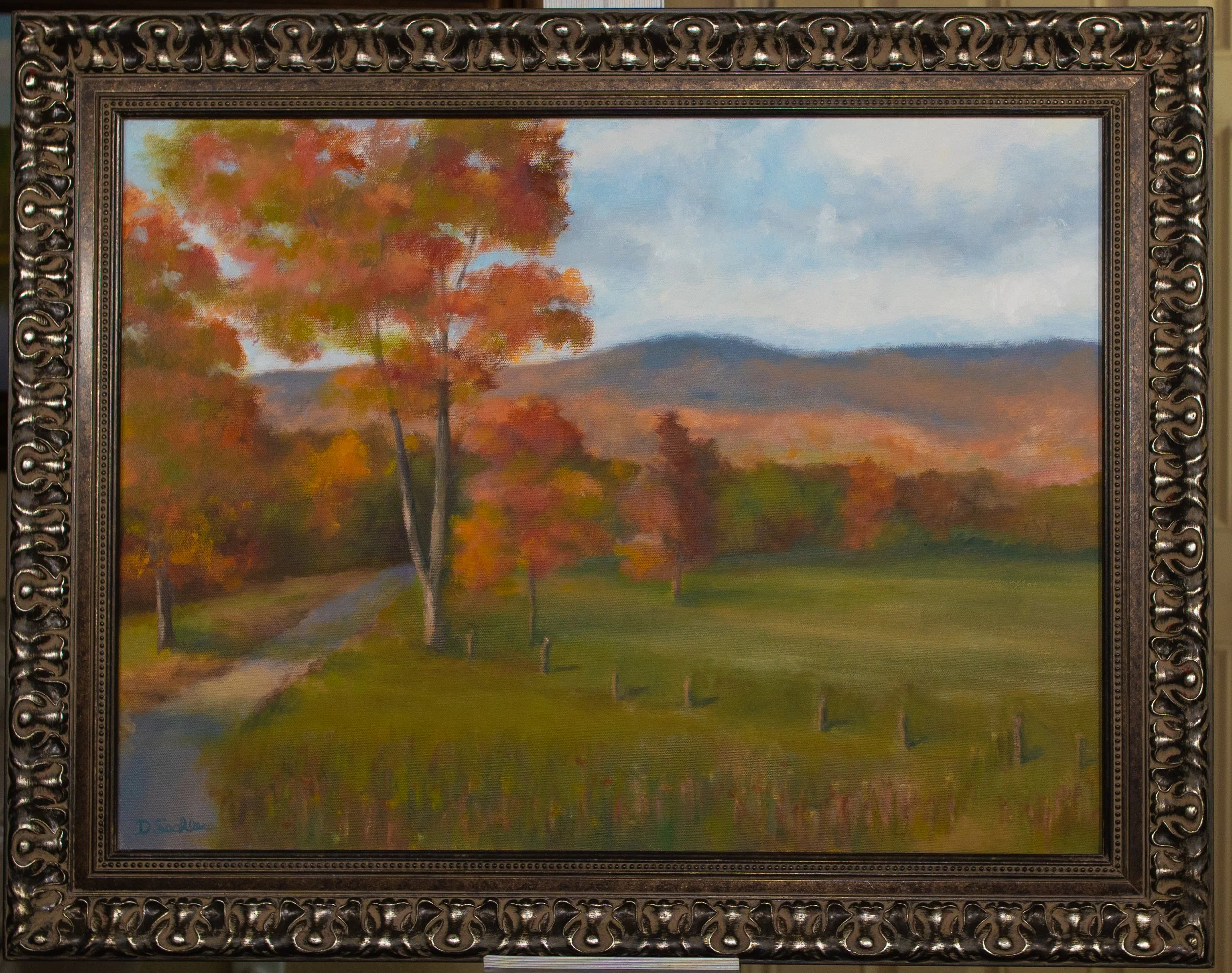 Autumn Tranquility Landscape Painting