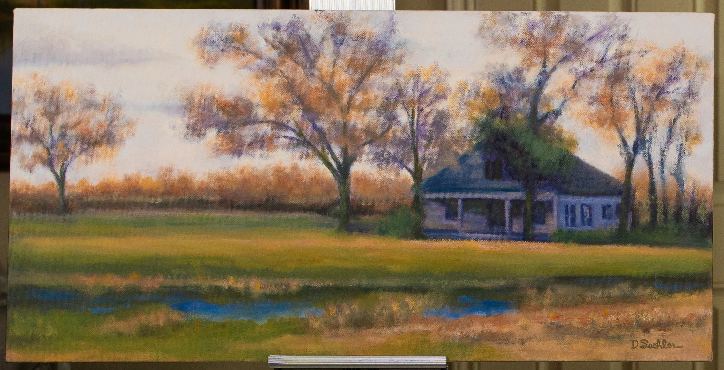 Tranquil Countryside Canvas Art