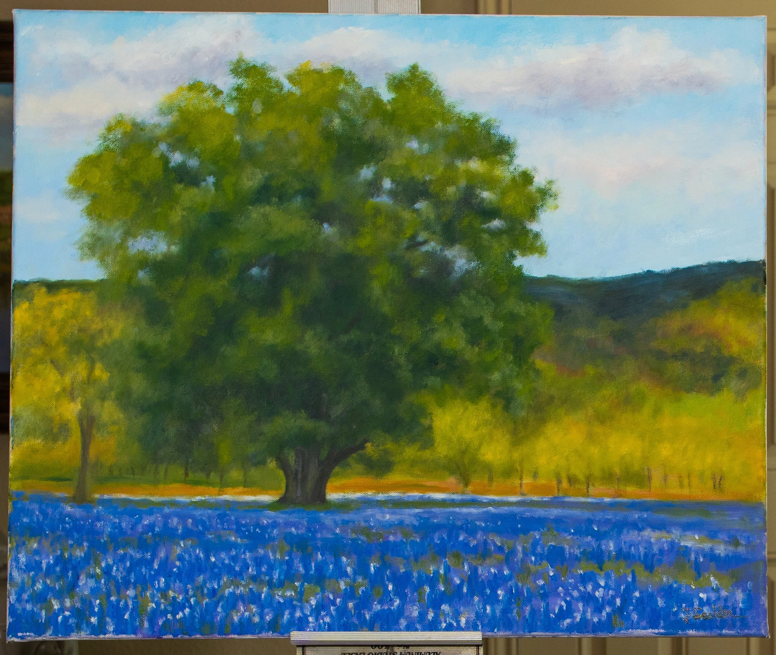 Serene Landscape Painting on Canvas