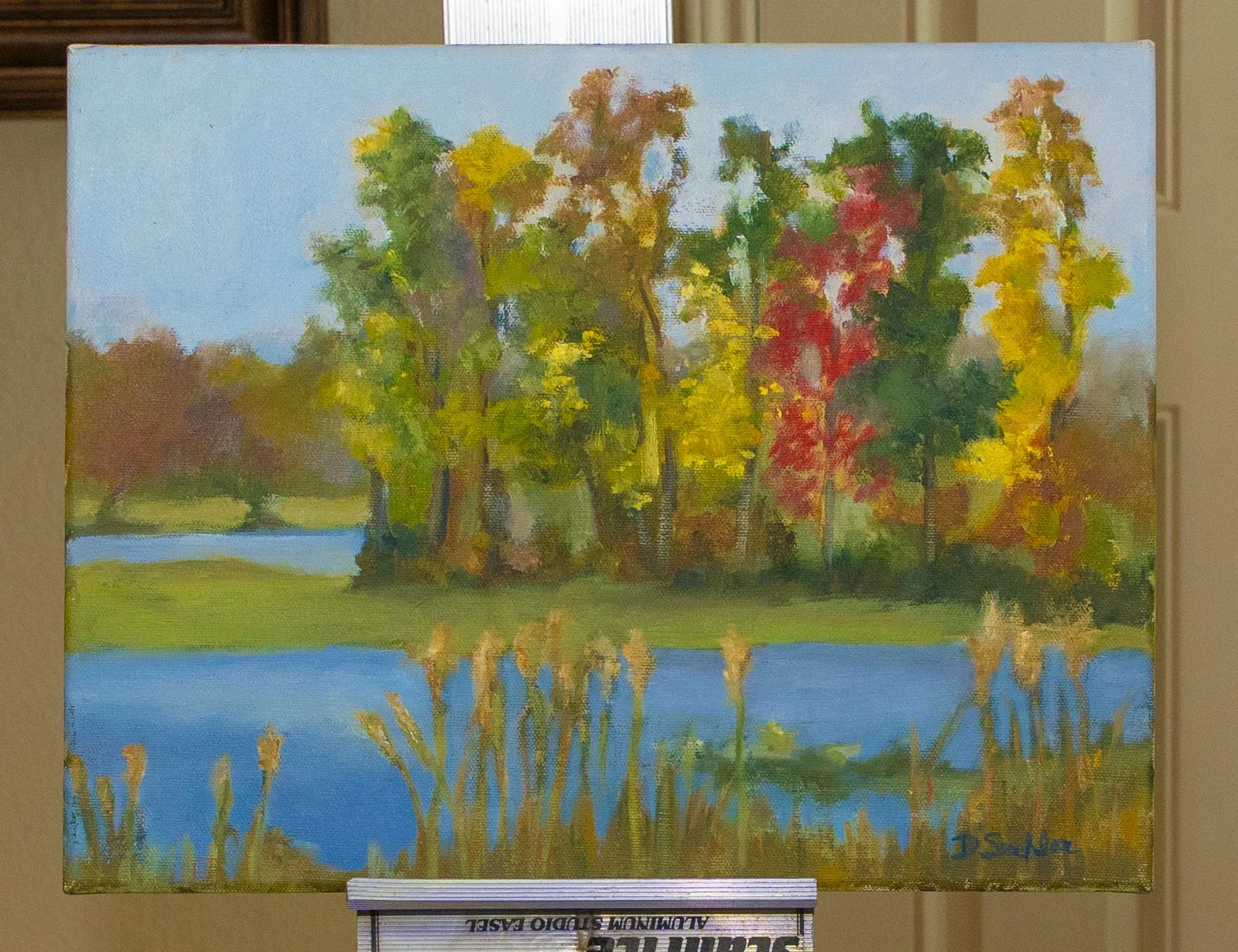 Autumn Serenity Landscape Painting