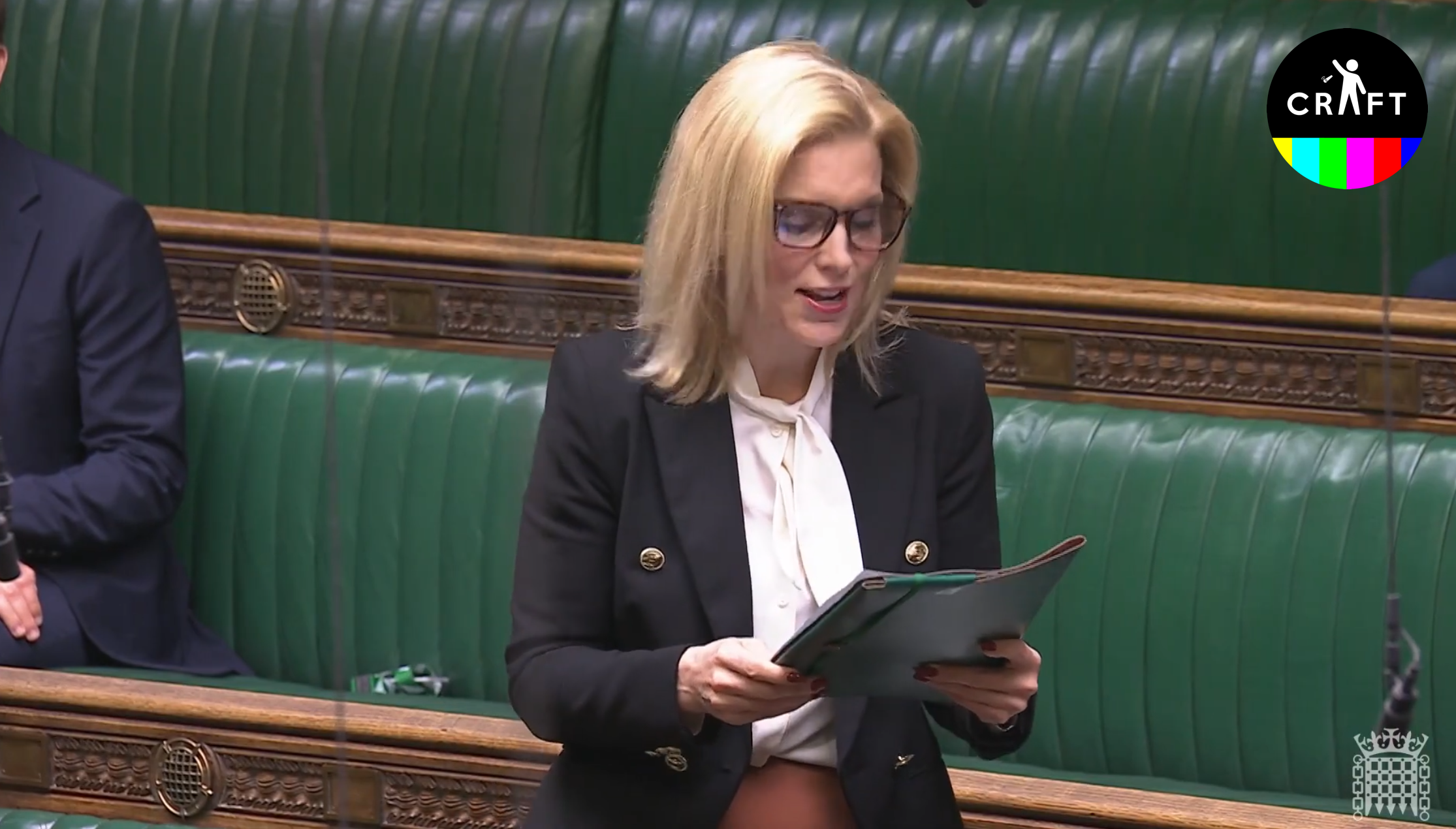 Samantha Niblett MP, CRAFT political patron, announces CRAFT in the House of COMMONS