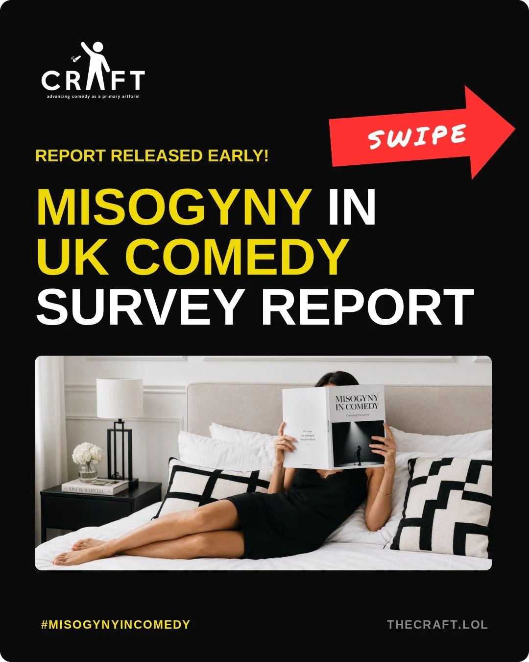 We are urgently sounding the alarm: the UK Parliament&rsquo;s Women and Equalities Committee (WESC) inquiry into Misogyny in Comedy closes its written evidence period at MIDNIGHT TONIGHT&mdash;Monday, June 15, at 11:59 PM. 

The Government can only a
