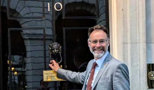 Richard Quigley MP at No.10 Downing Street.
