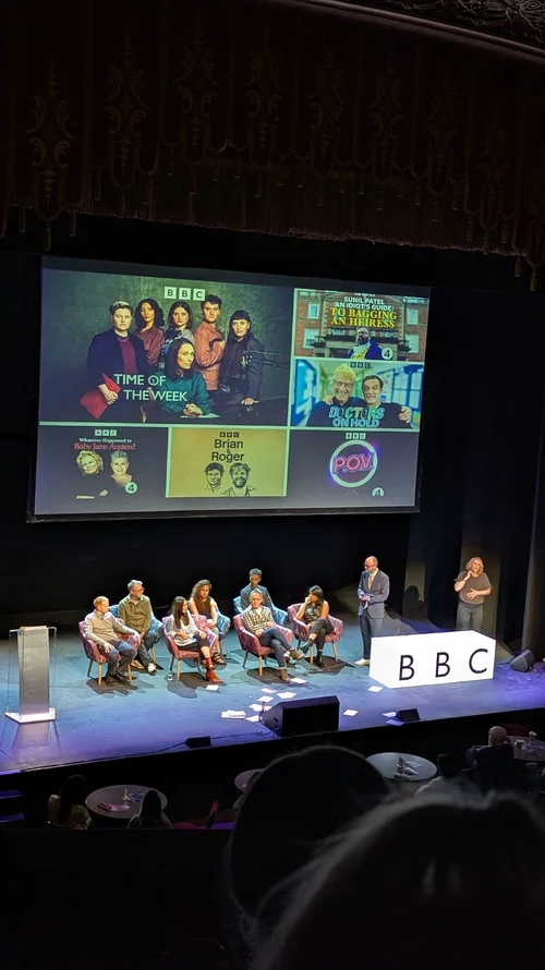 The commissioners at the BBC Comedy Festival.