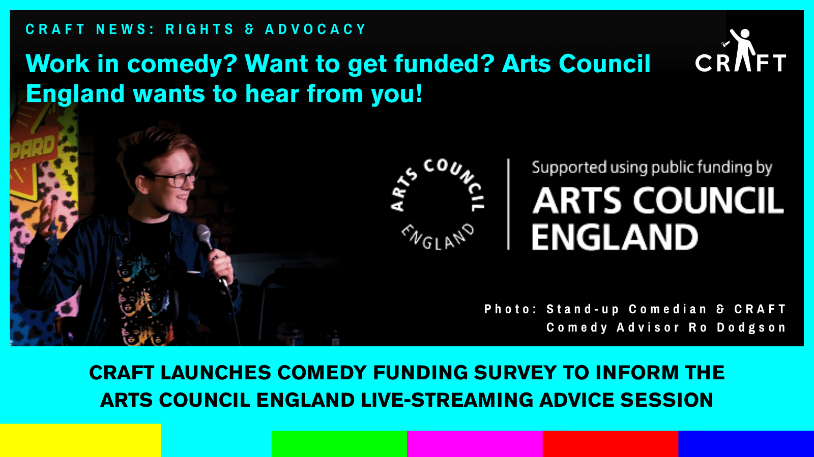 Shaping the Future of Comedy Funding: CRAFT + Arts Council England