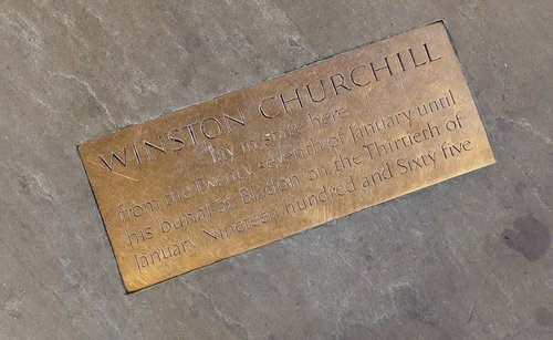 Winston Churchill, Palace of Westminster.