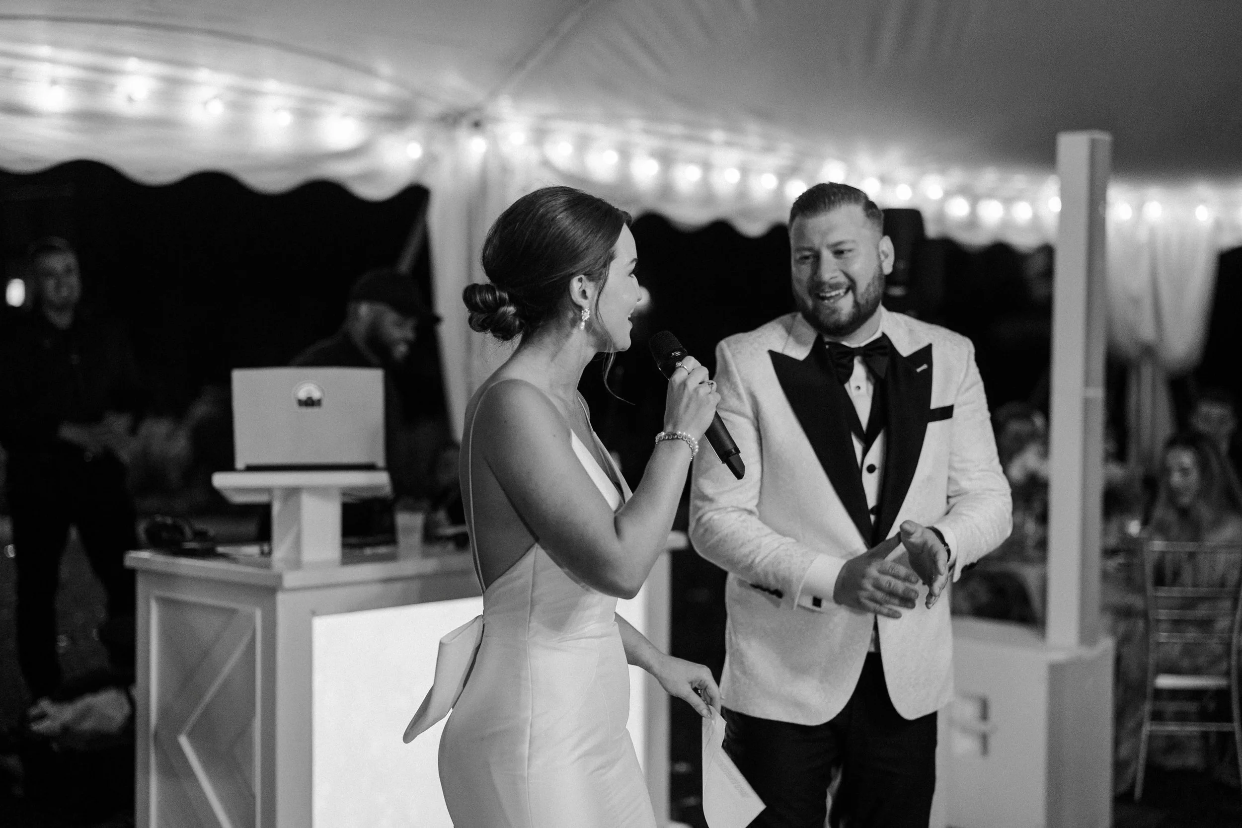 Whether it&rsquo;s the best man&rsquo;s toast, heartfelt vows, or a surprise speech, wireless microphones make the moment effortless. No tangled cords, no awkward positioning, just crystal-clear audio so every memory is heard loud and clear. 🎤

Beca