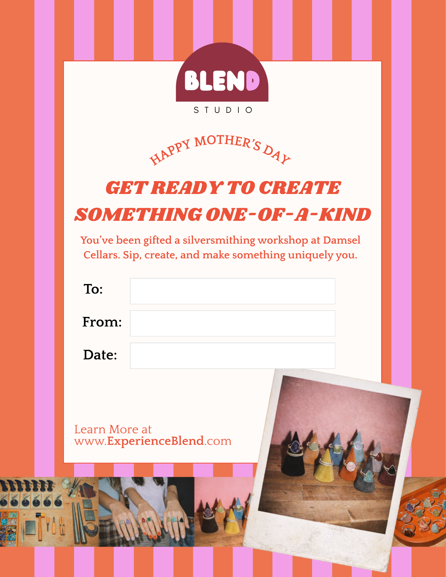 Mother's Day Workshop Printable