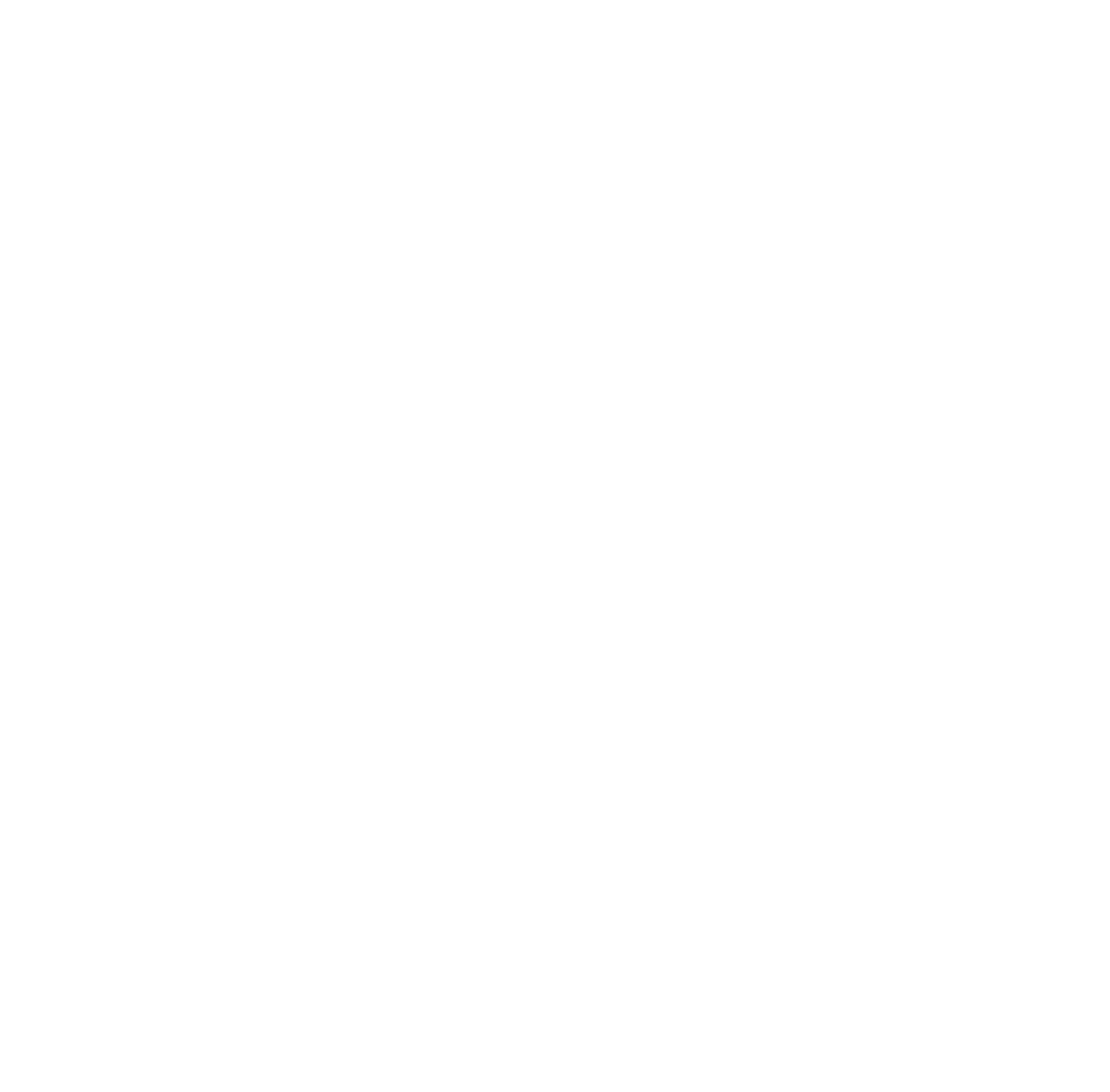 Black and white symmetrical abstract design with looping shapes forming a pattern.