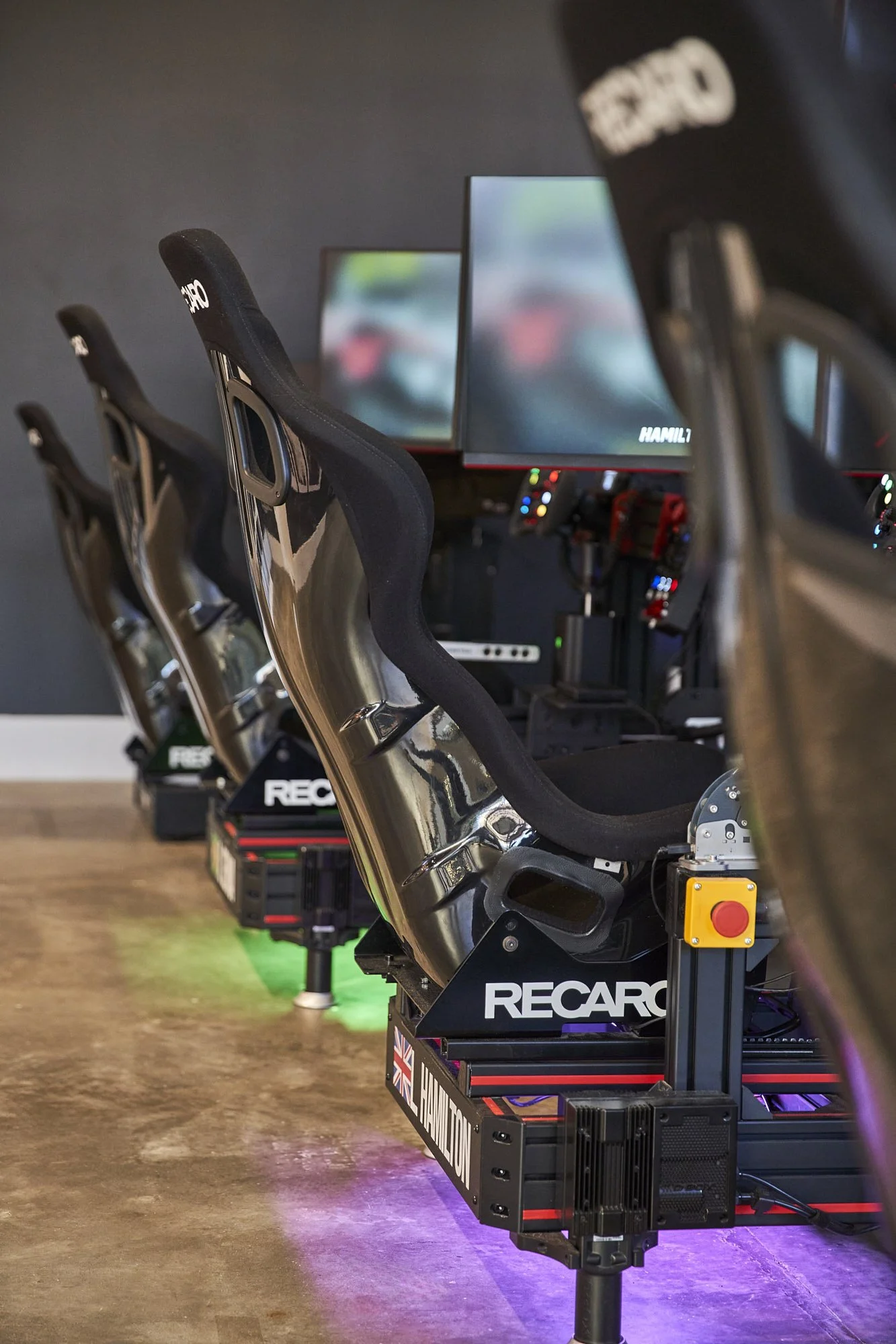 SimStation racing simulators at Shift Arcade