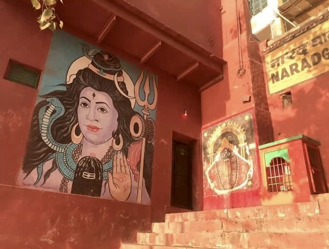 Narad Ghat, Varanasi - house of Dr Mark Dyczkowski