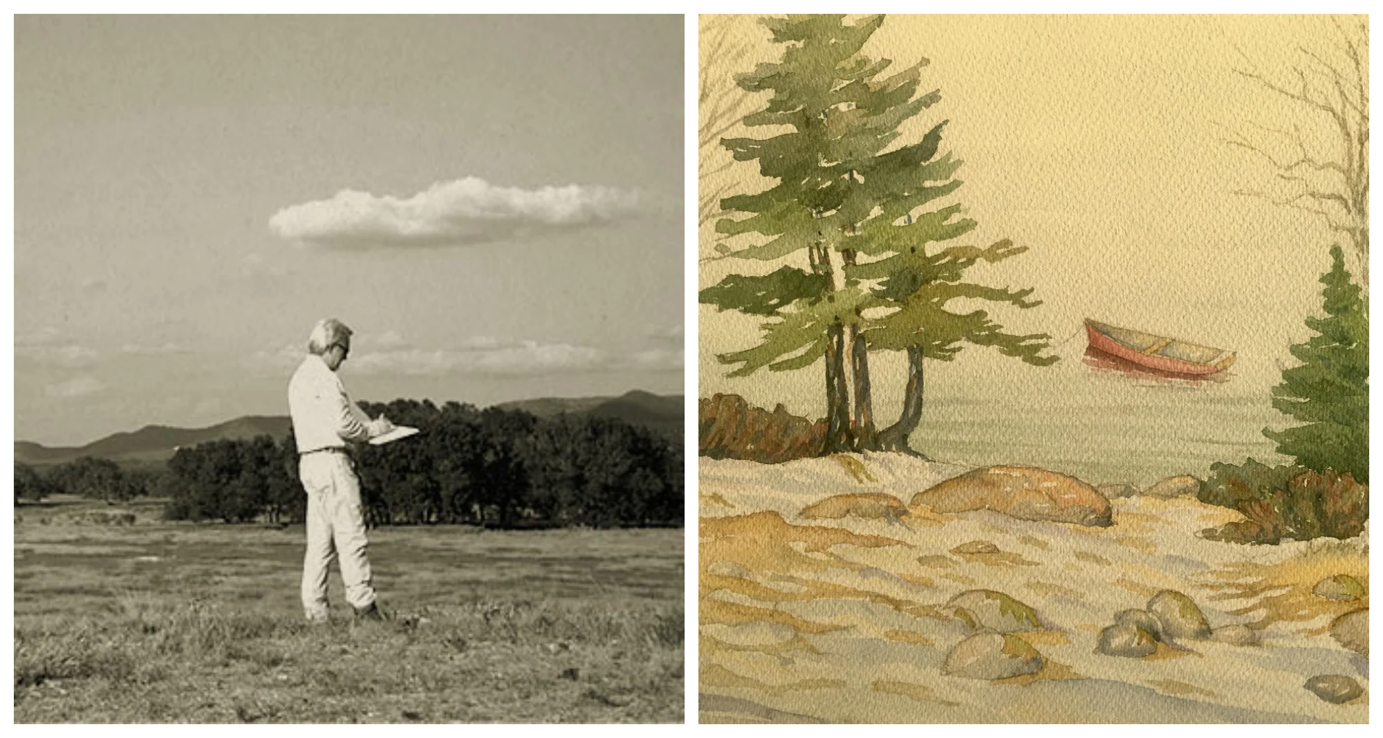You'll rarely find my dad without a sketchbook an arm's reach away.&nbsp; See more of his work here.