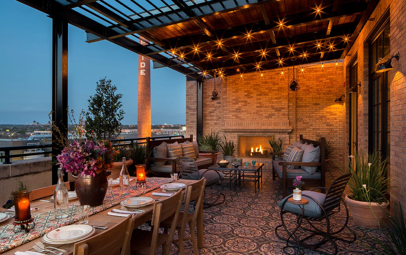 I don't know which magical suite offers this balcony, but I might just find out and move in forever. [Photo Source: The Hotel Emma]