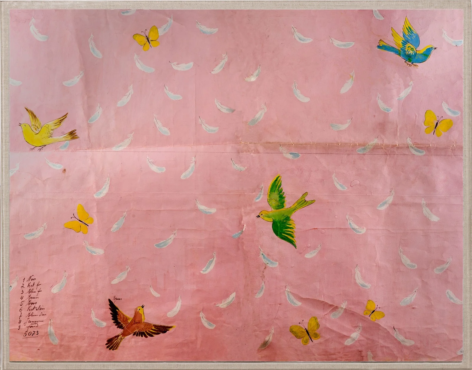 "Feathers" is another hugely popular print.
