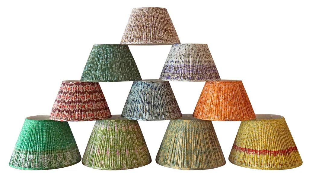 Okay, these are totally out of budget. But they exist and they’re beautiful so here you go: Vintage Sari Lampshades, KRB NYC, $500 each (ouch!)