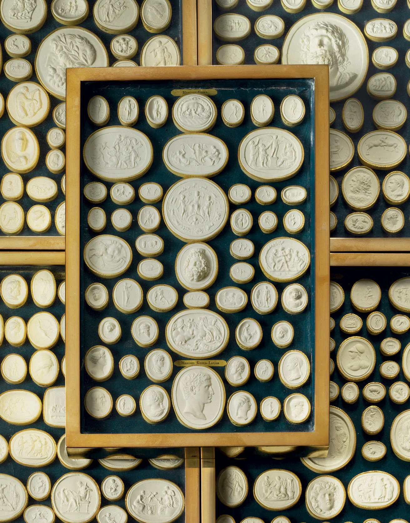 A set of 15 Italian plaster intaglio impressions from the first half of the 19th century sold for over $13,000 through Christie’s.