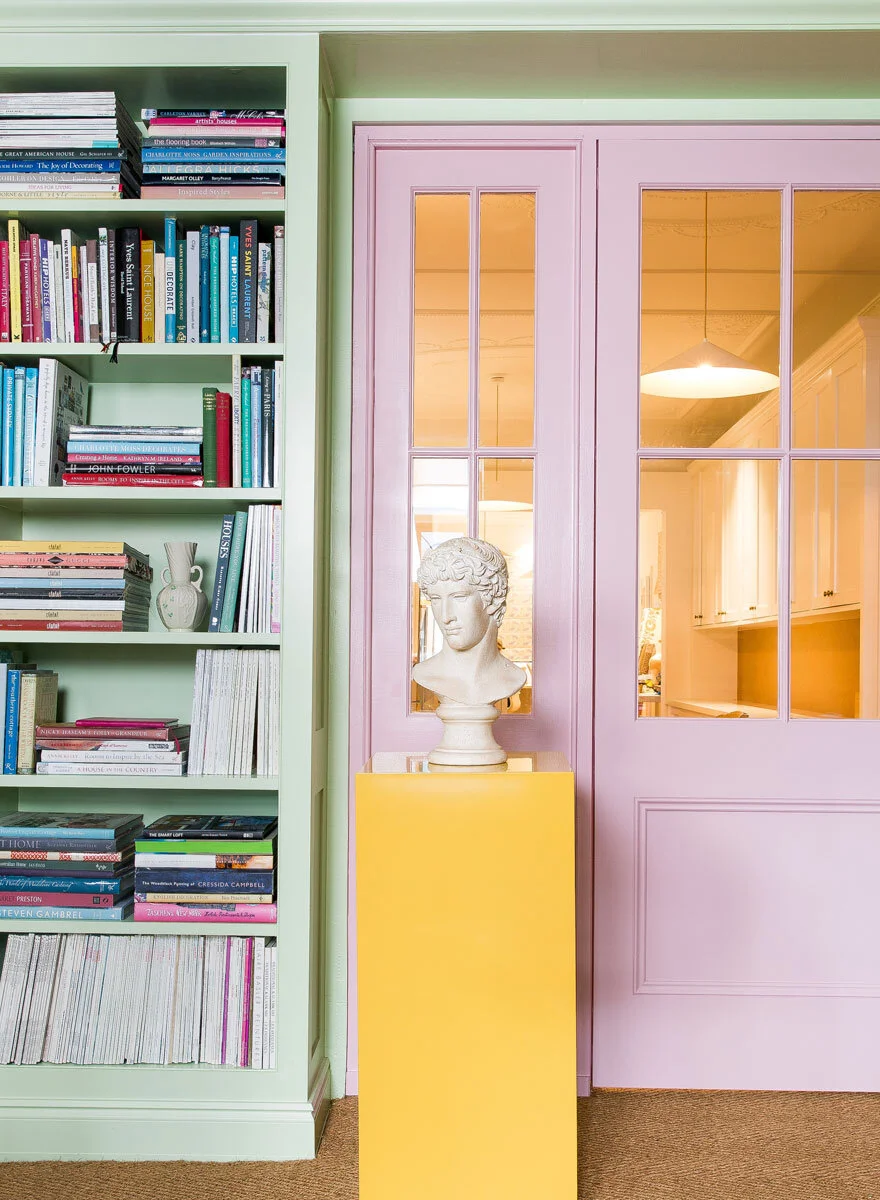 Spiro’s office: a perfect vignette to capture classicism meets FUN.