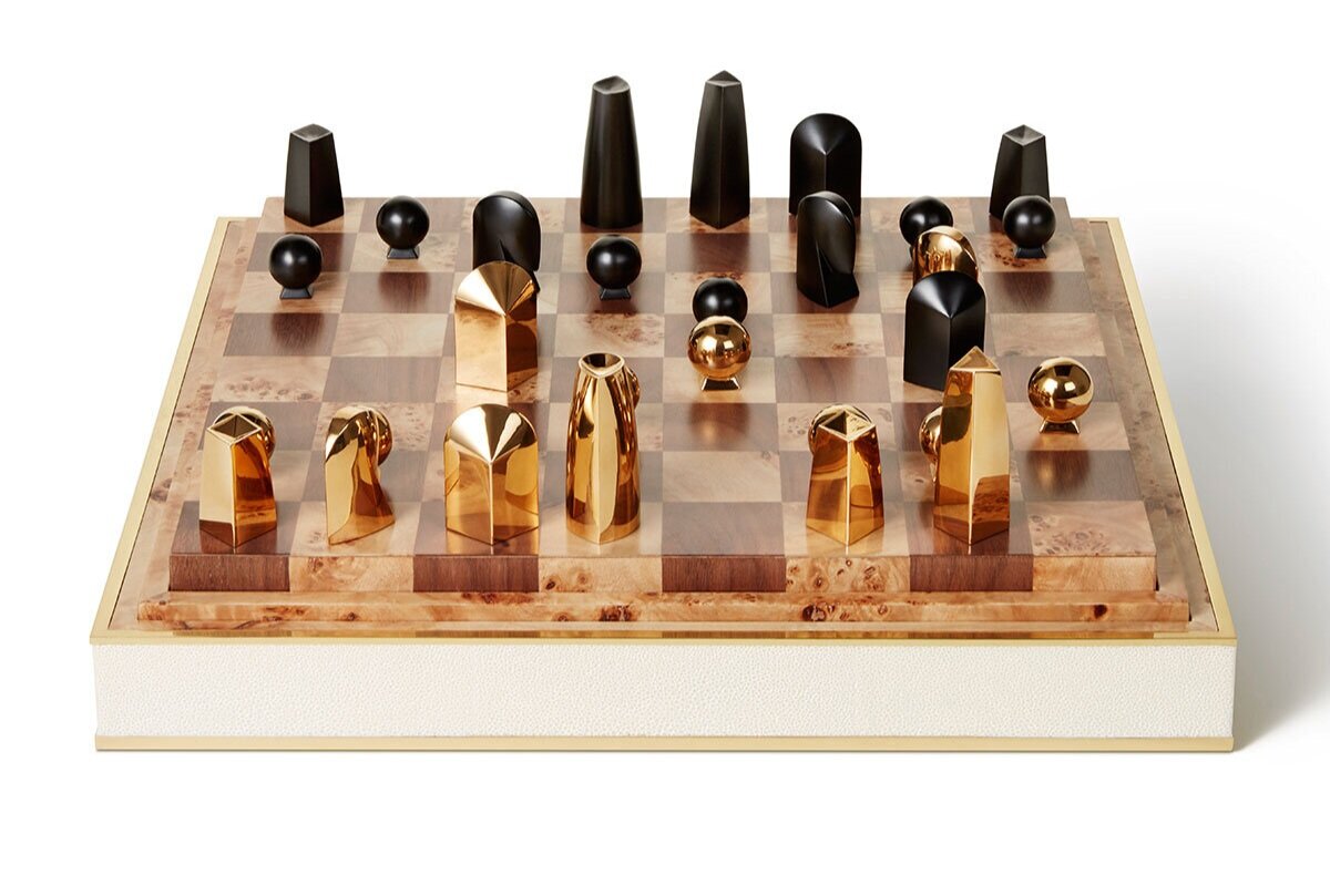 Shagreen Chess Set, Aerin / Neiman Marcus, $3,250