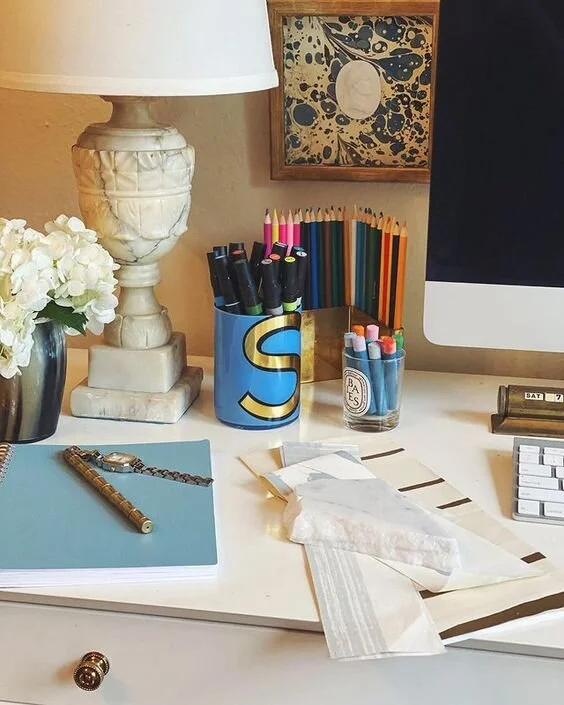 My happy desk.